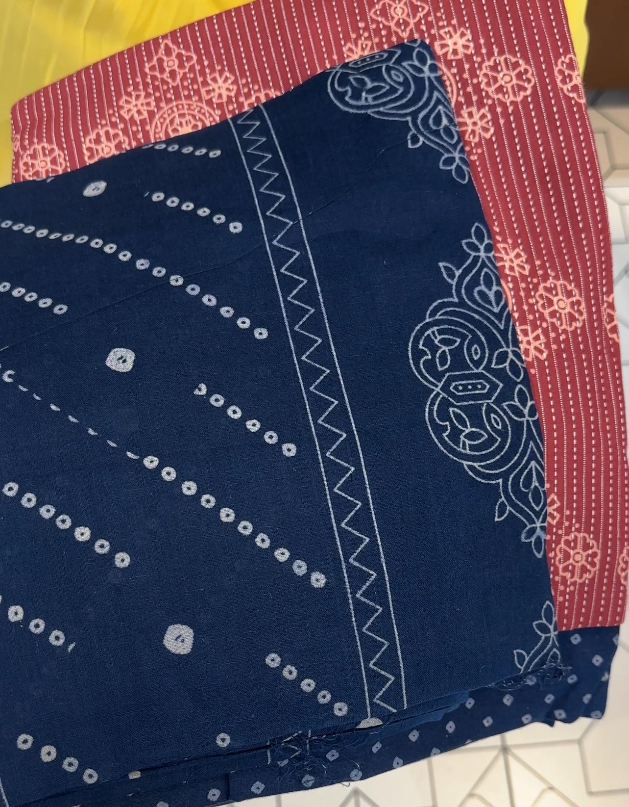 COTTON UNSTITCHED SALWAR SUITS - IHA 24173