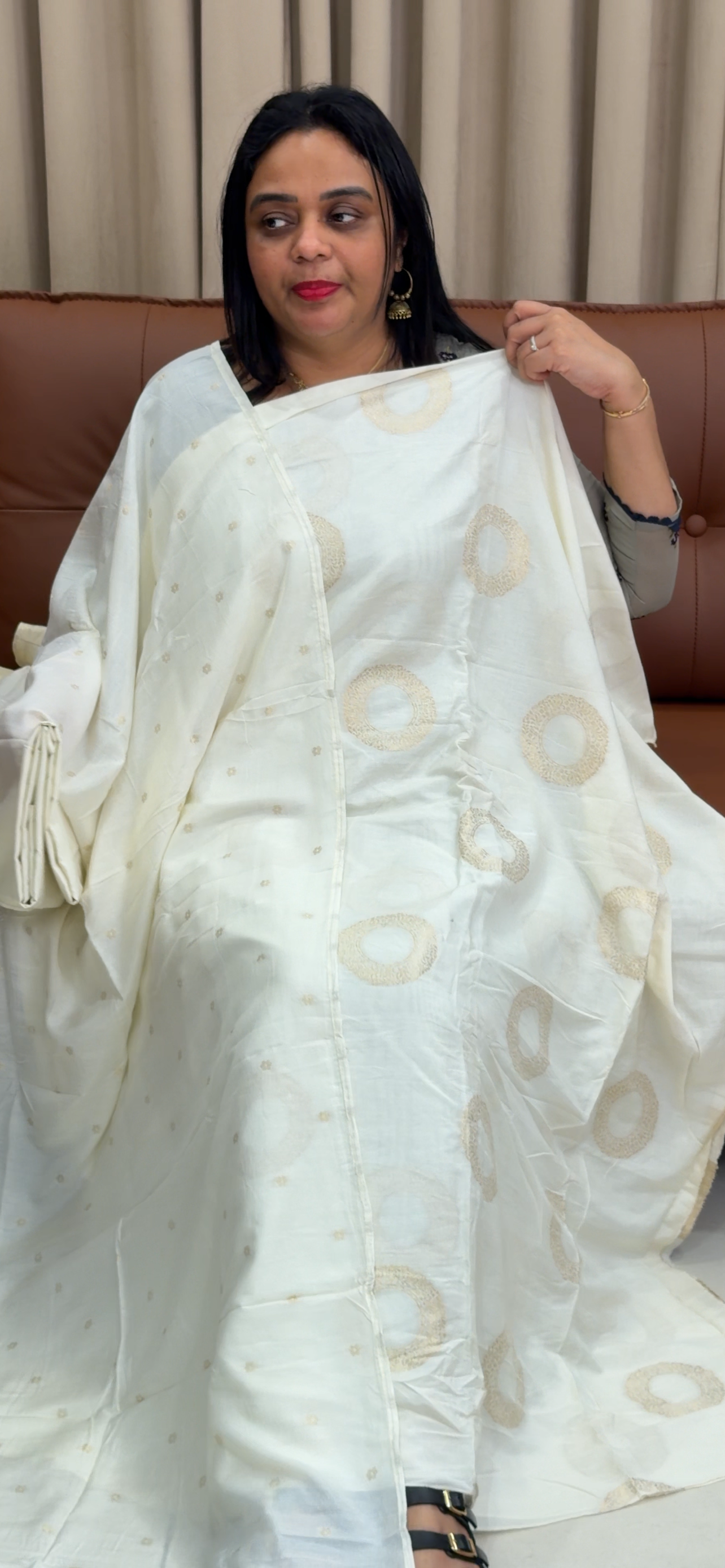BANARASI UNSTITCHED SALWAR SUITS - IHA 33995