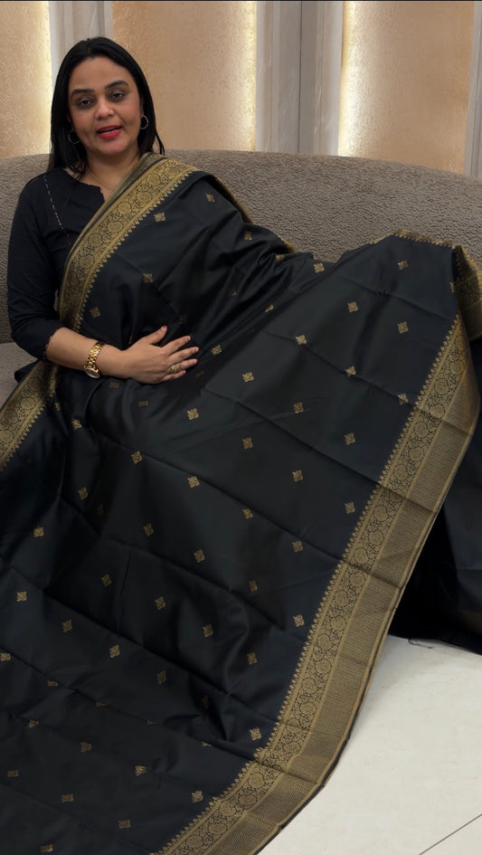 SEMI SILK SAREES - IHA 32678