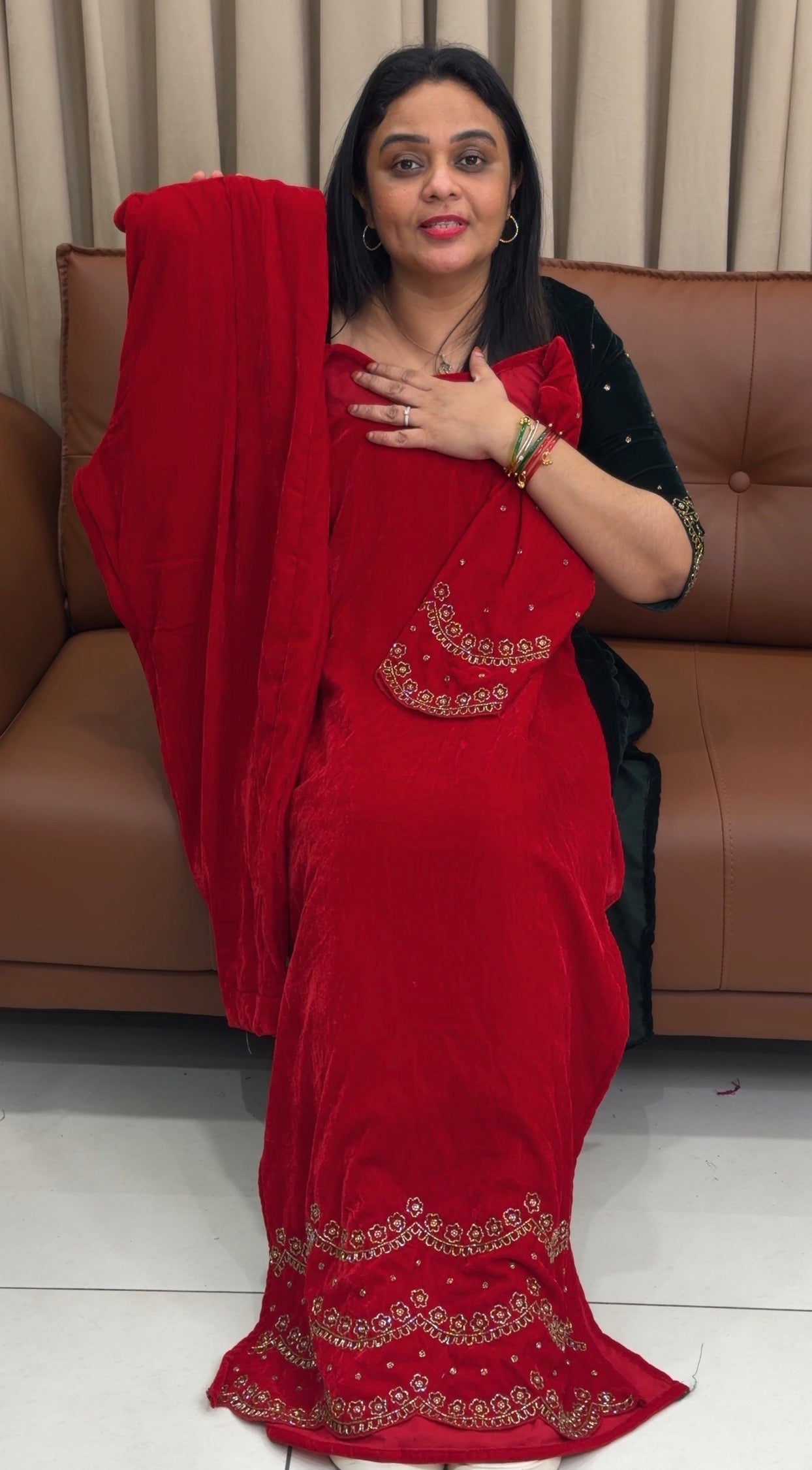 IHA'S IN-HOUSE VELVET CO-ORDS SETS - IHA 33909