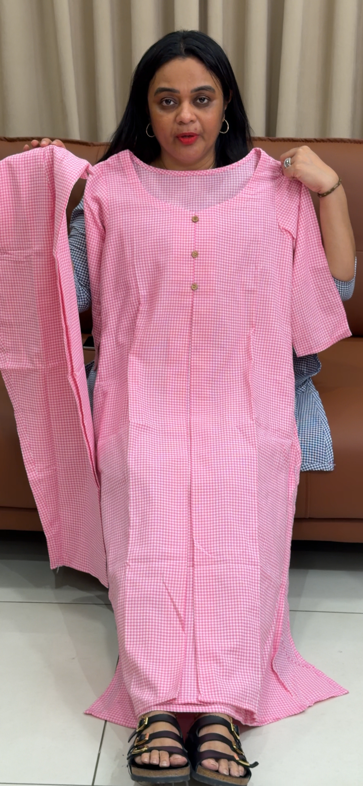 IHA'S IN-HOUSE HANDLOOM TOP AND BOTTOM - IHA 35222