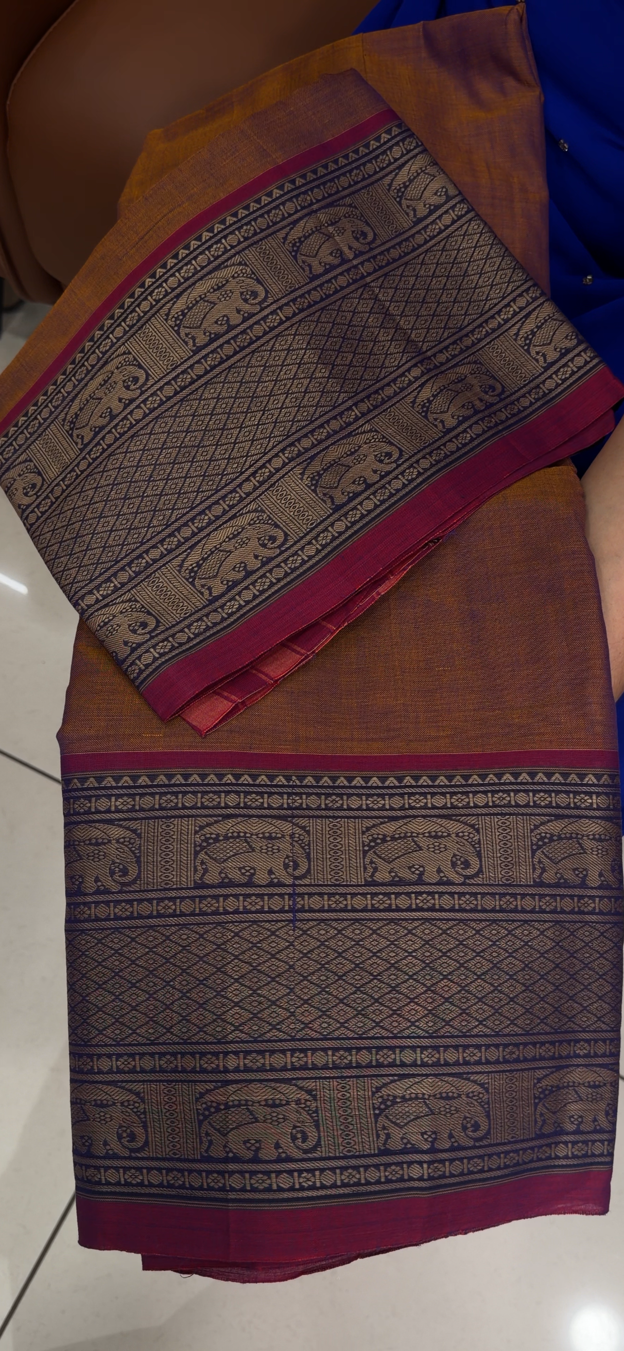 HANDLOOM UNSTITCHED  SALWAR SUITS - IHA 33771