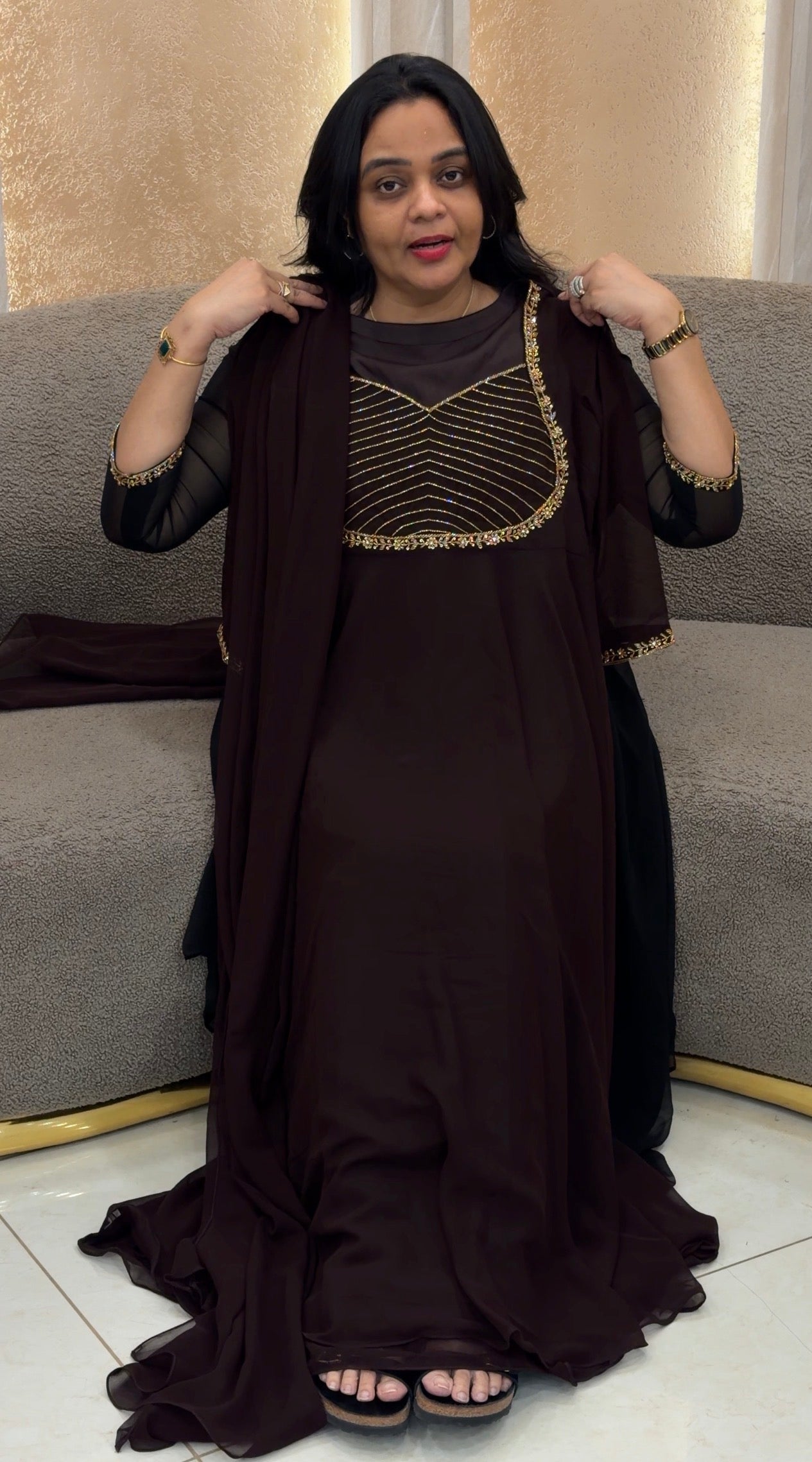 IHA'S IN-HOUSE HANDWORKED TOP AND DUATTA - IHA 35118
