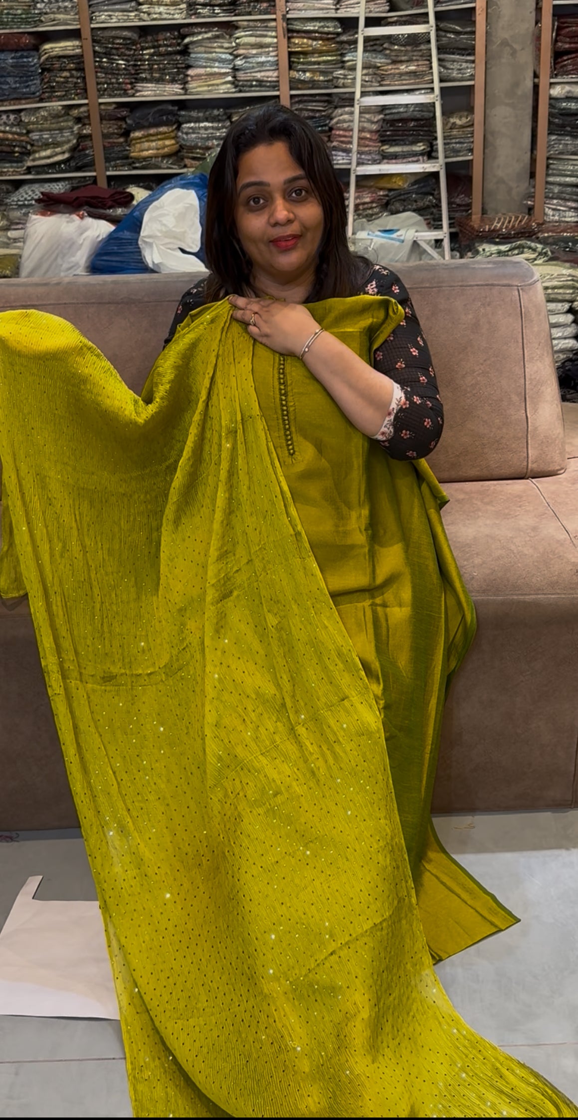SEMI RAW SILK UNSTITCHED SALWAR SUITS - IHA 25258