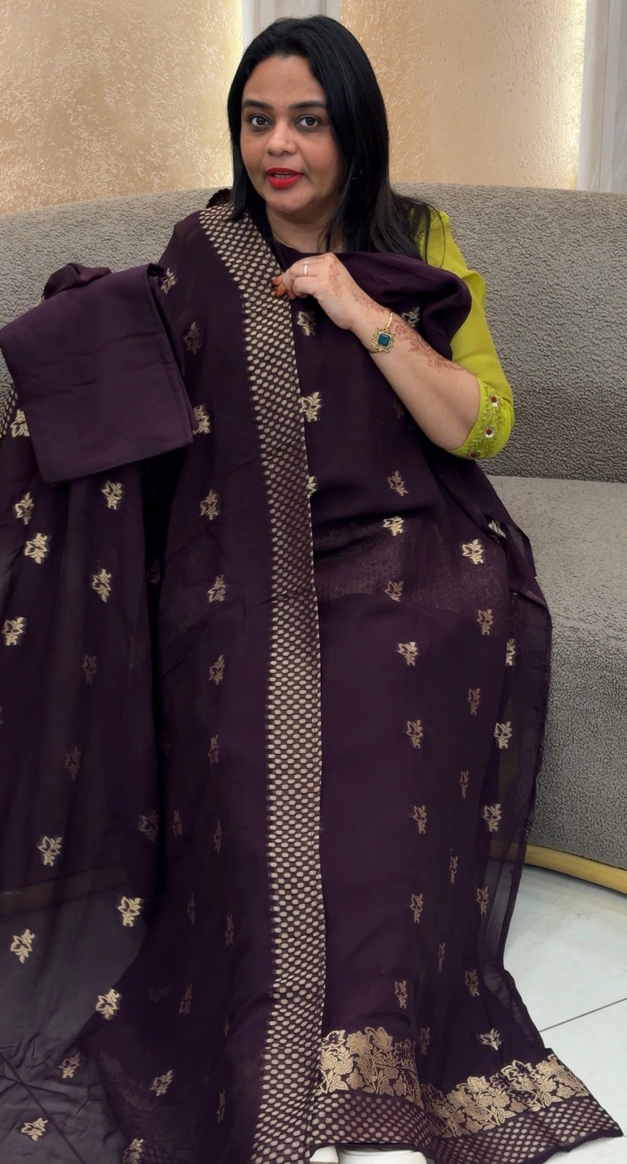 VISCOSE GEORGETTE UNSTITCHED SALWAR SUITS - IHA 33134