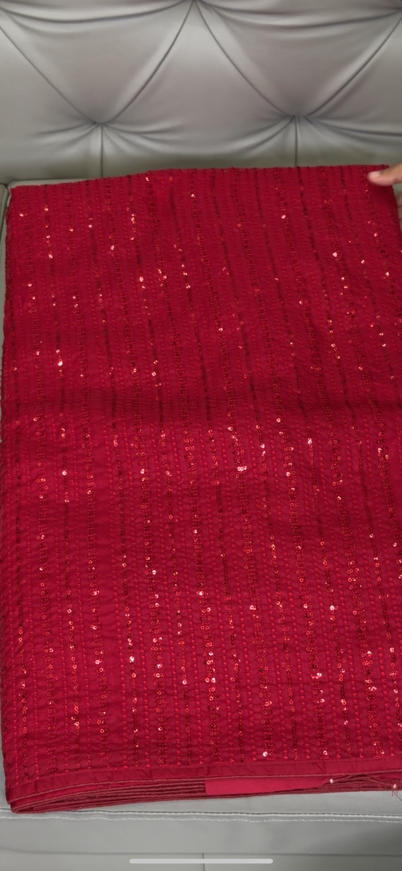 NYLON ORGANZA SAREES - IHA 28855