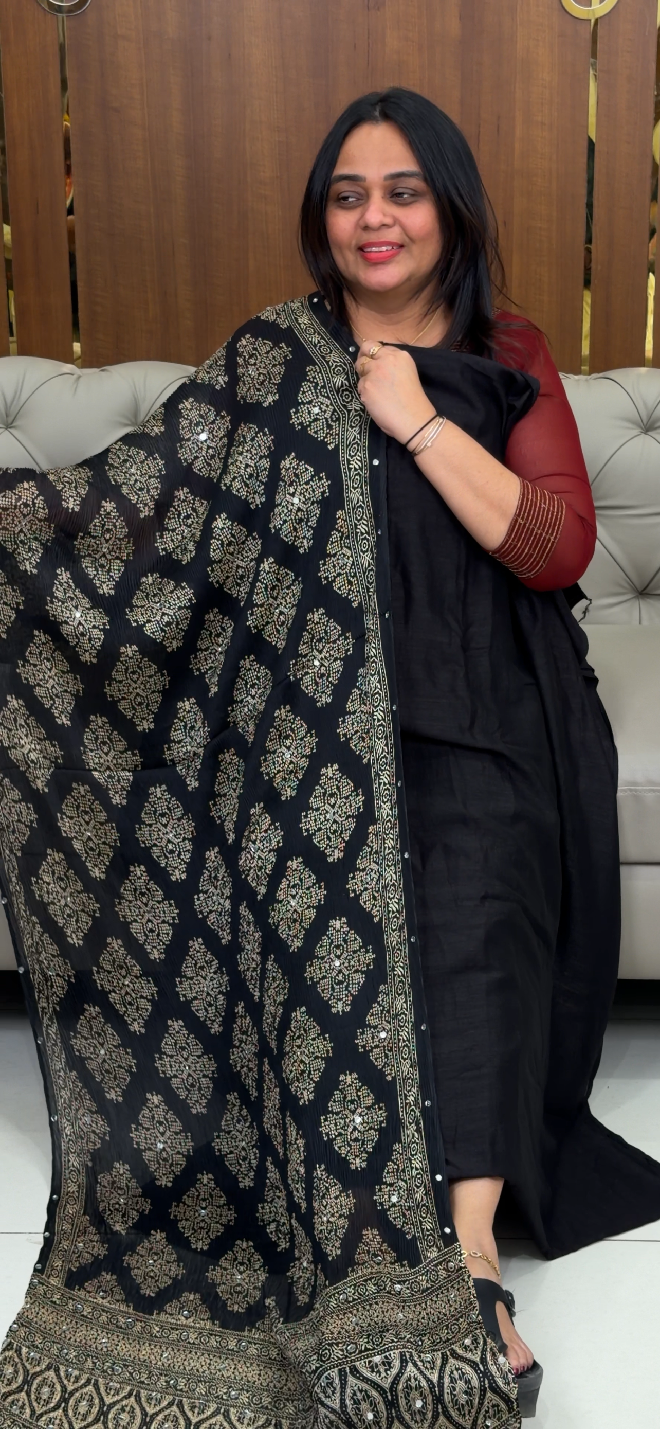 FORWARD SEMI RAW SILK UNSTITCHED SALWR SUITS - IHA 28906