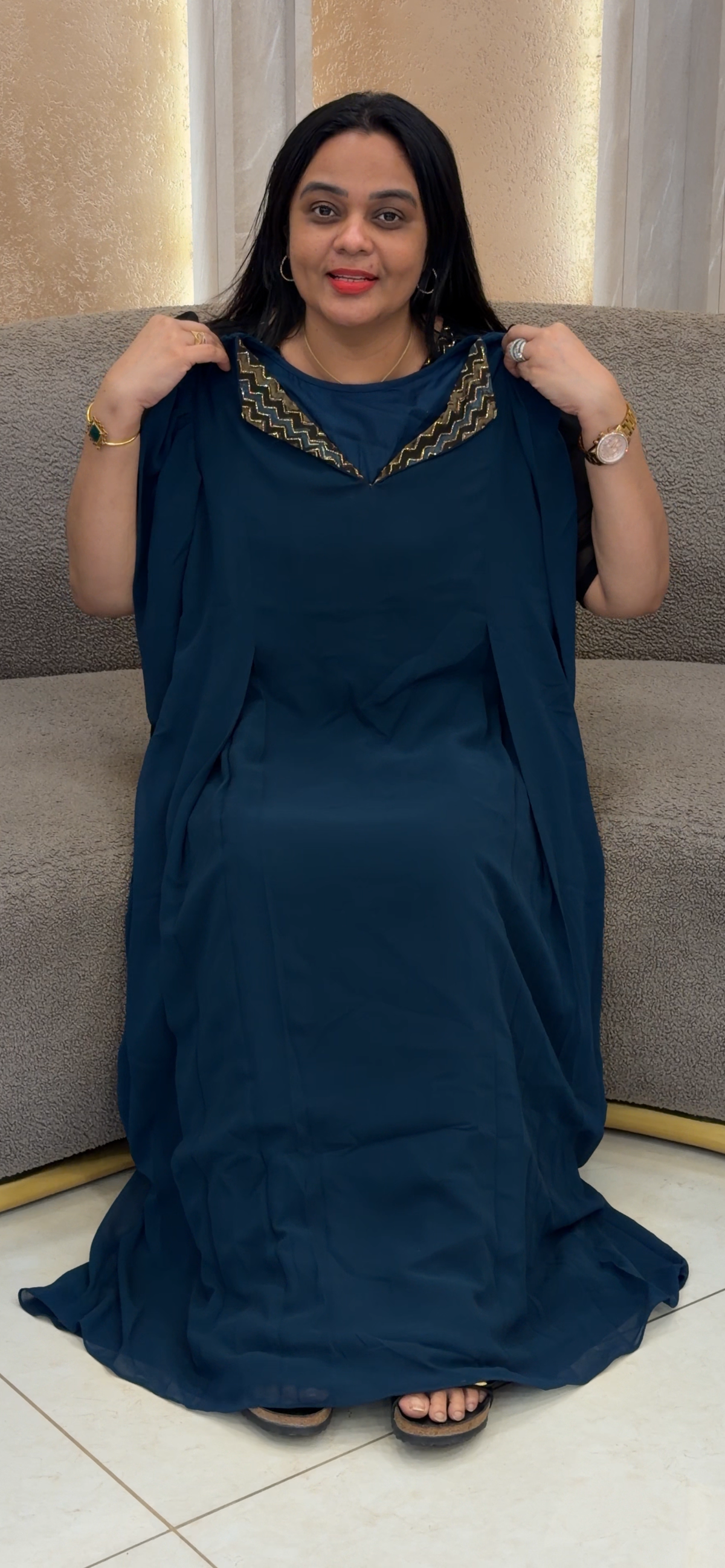 IHA'S IN-HOUSE GEORGETTE FROCKS - IHA 35233