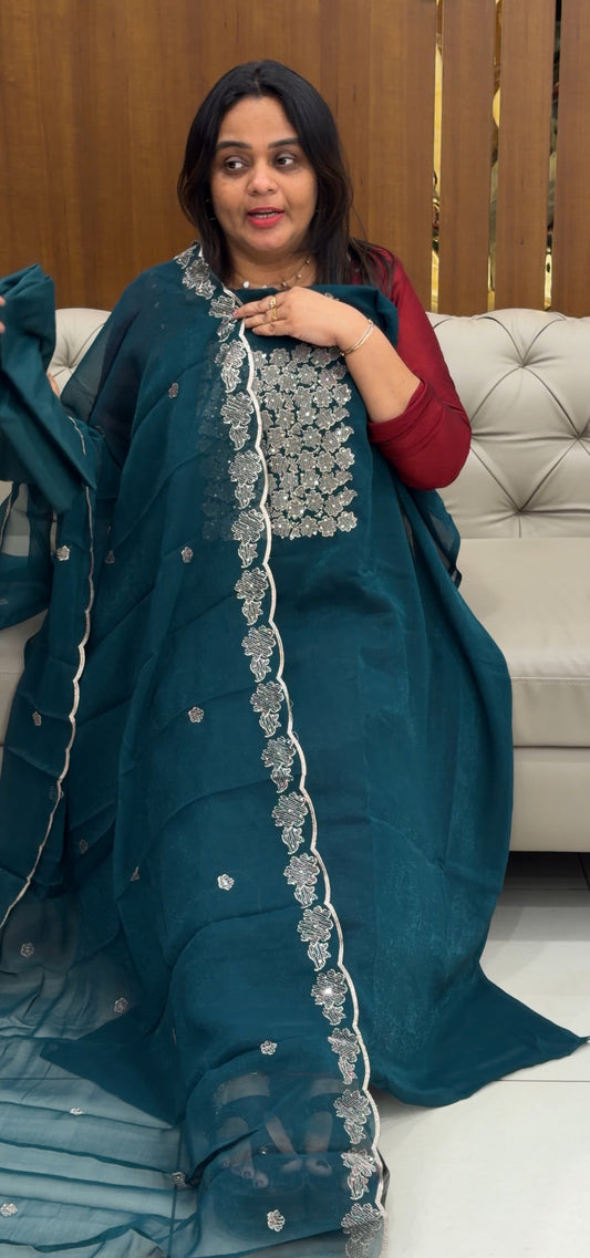 BUDGET BUY UNSTITCHED SALWAR SUITS - IHA 28709