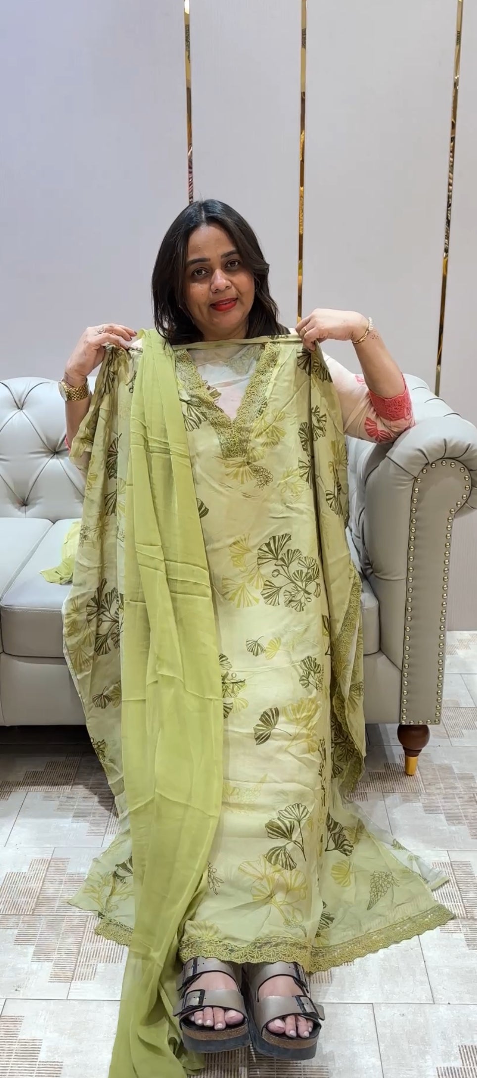 GEORGETTE ORGANZA UNSTITCHED SALWAR SUITS - IHA 22186