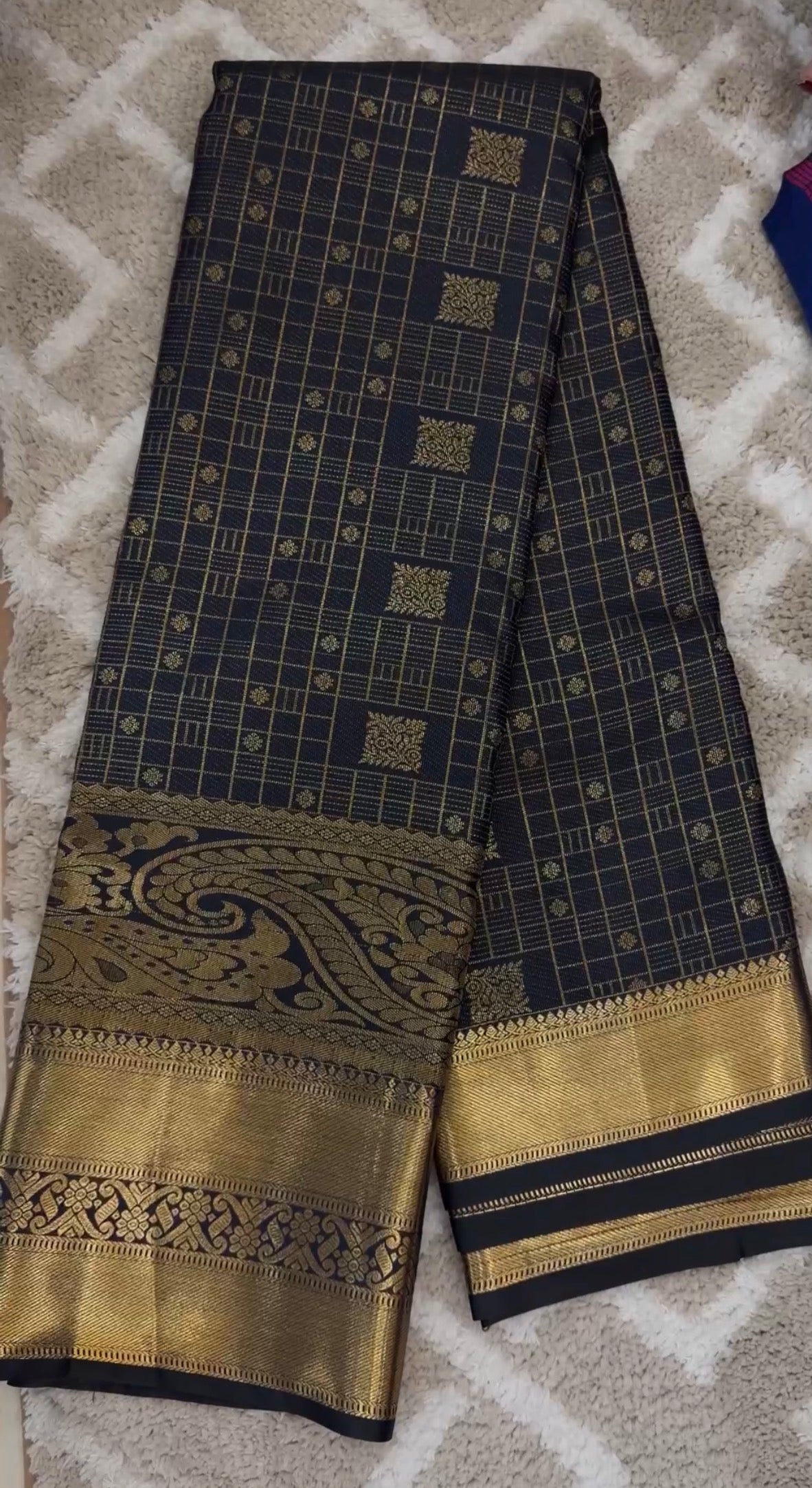 SEMI KANCHIPURAM SILK SAREES - IHA 33143