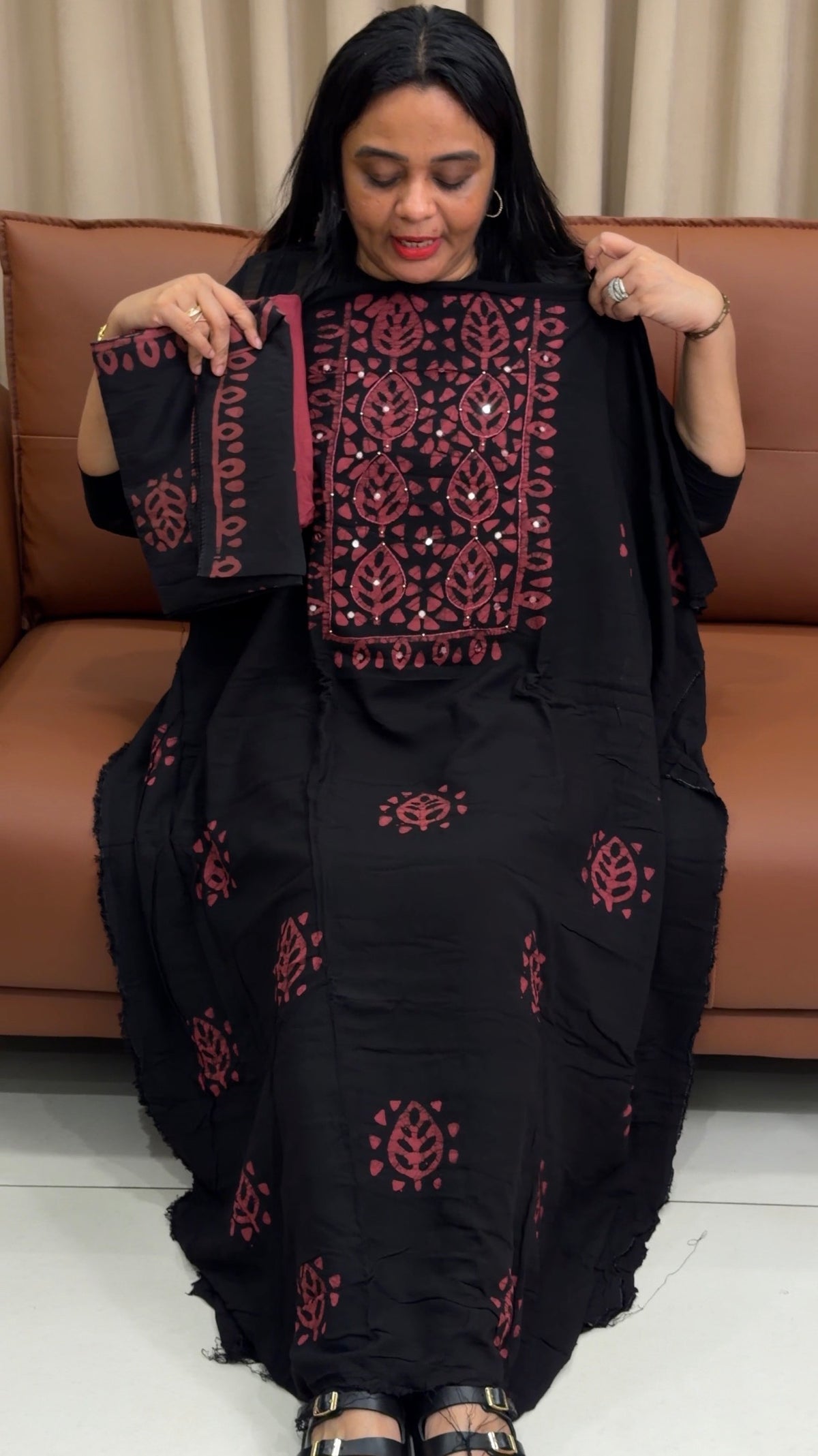 BATIK PRINTED UNSTITCHED SALWAR SUITS - IHA 35212