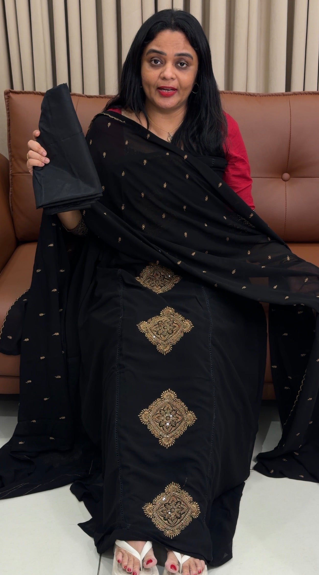 PARTY WEAR UNSTITCHED SALWAR SUITS - IHA 34459