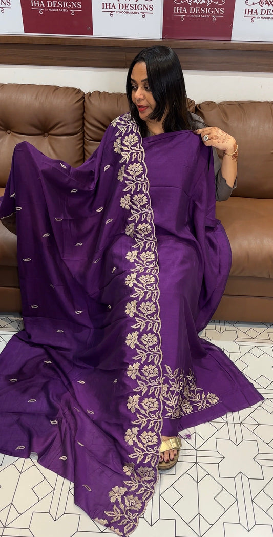 FORWARD SEMI RAW SILK UNSTITCHED SALWAR SUITS - IHA 31493