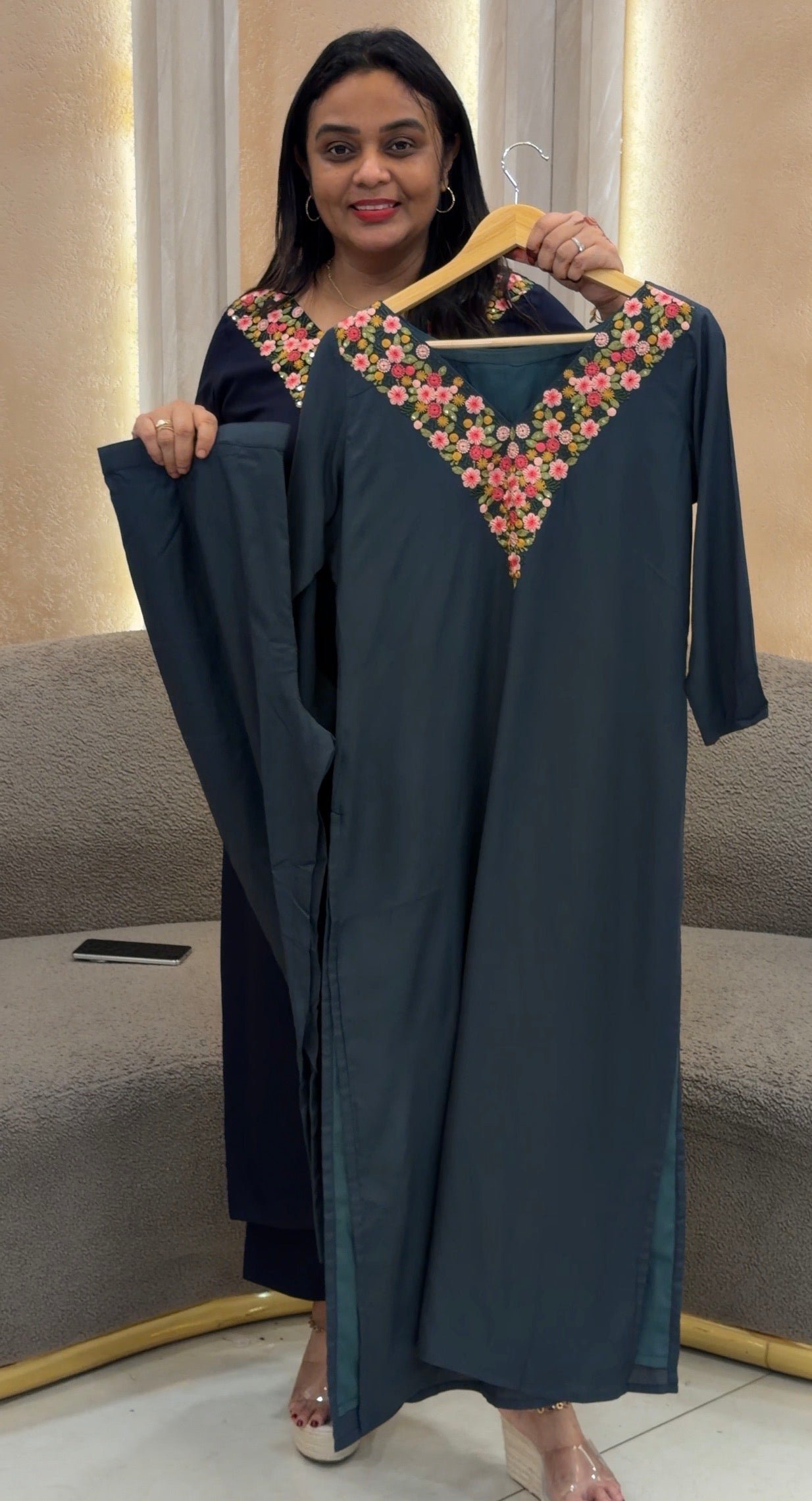 IHA'S IN-HOUSE RAYON TOP AND BOTTOM - IHA 32949