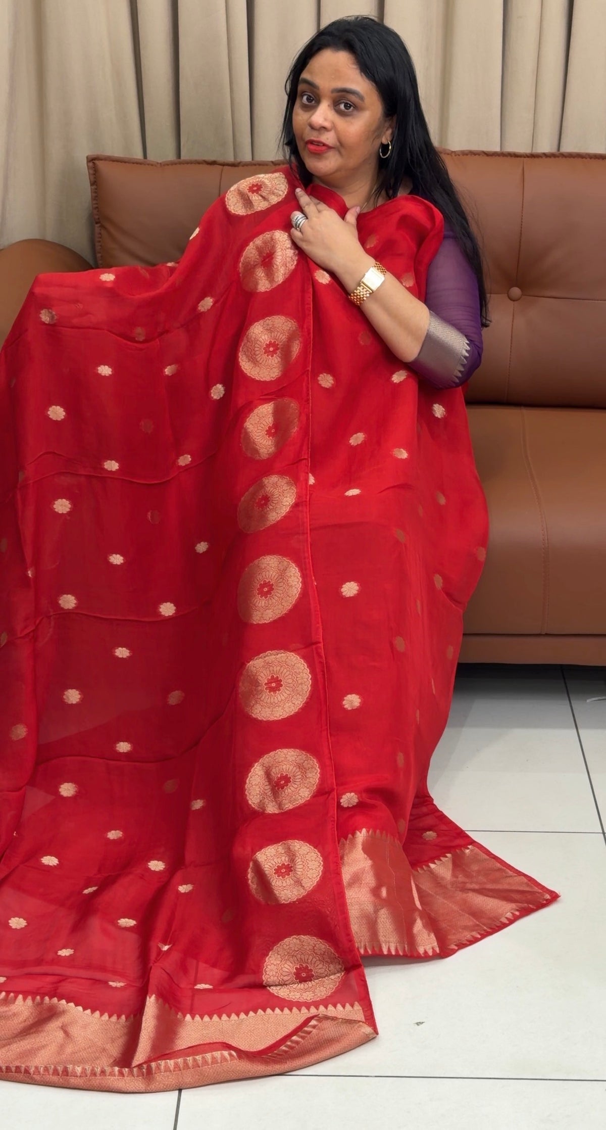 OGANZA BANARASI UNSTITCHED SALWAR SUITS - IHA 35738