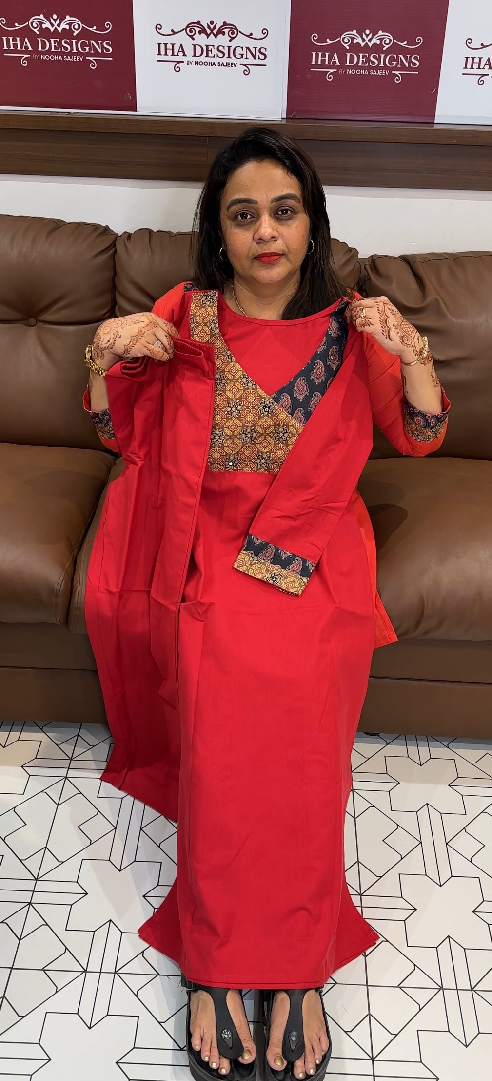 IHA'S IN-HOUSE COTTON CO-ORDS SETS - IHA 23709