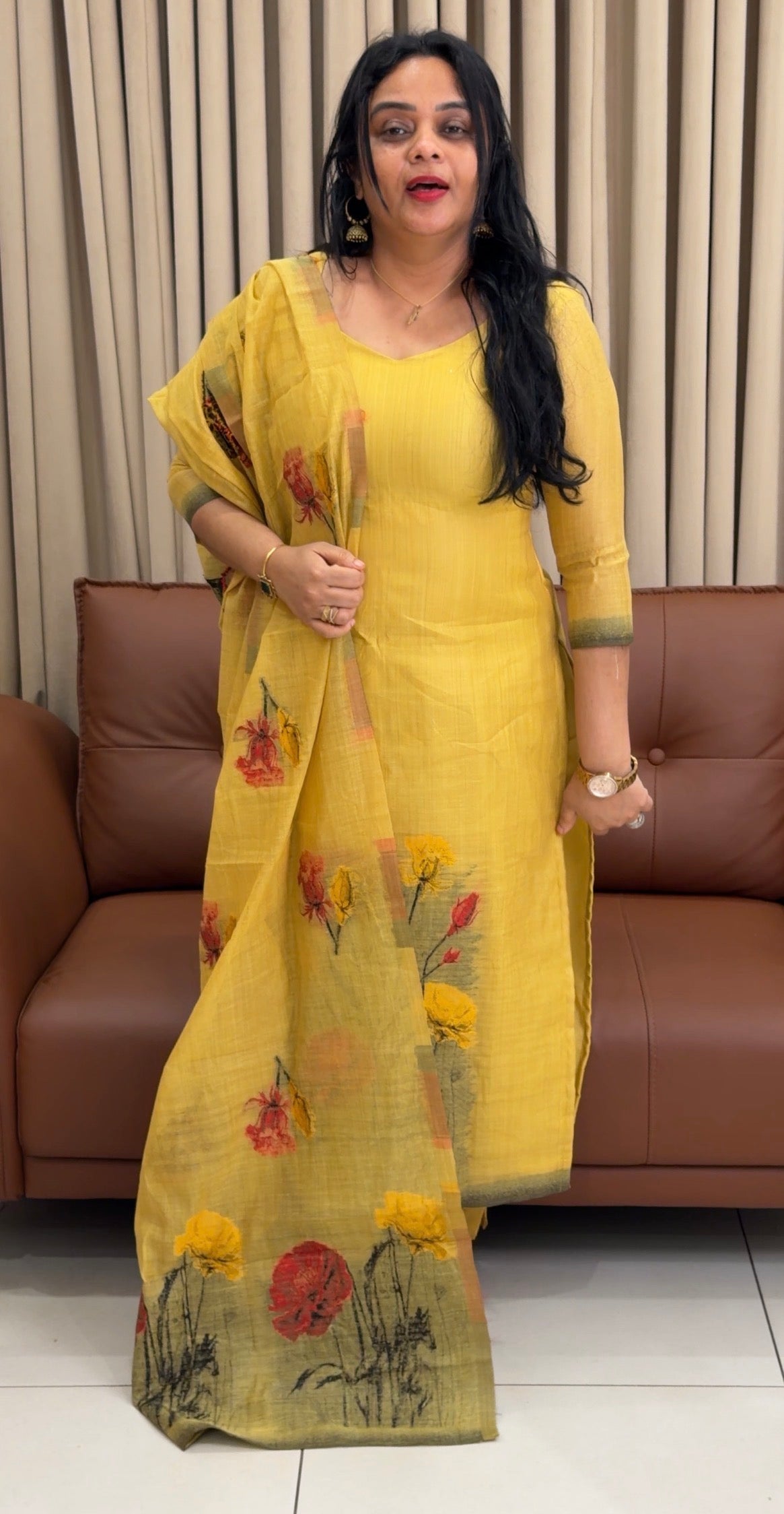 FORWARD JAMDANI UNSTITCHED SALWAR SUITS - IHA 34561