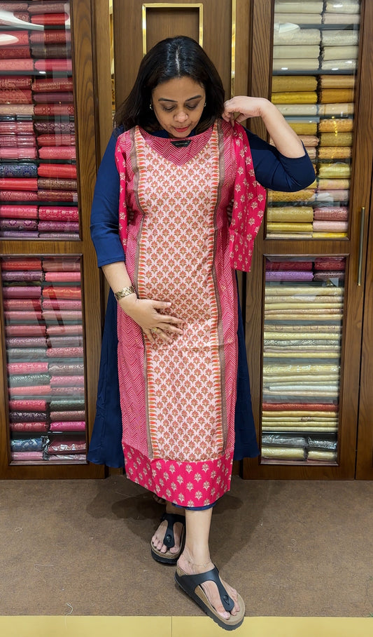 PRINTED LONG TOPS - IHA 23614