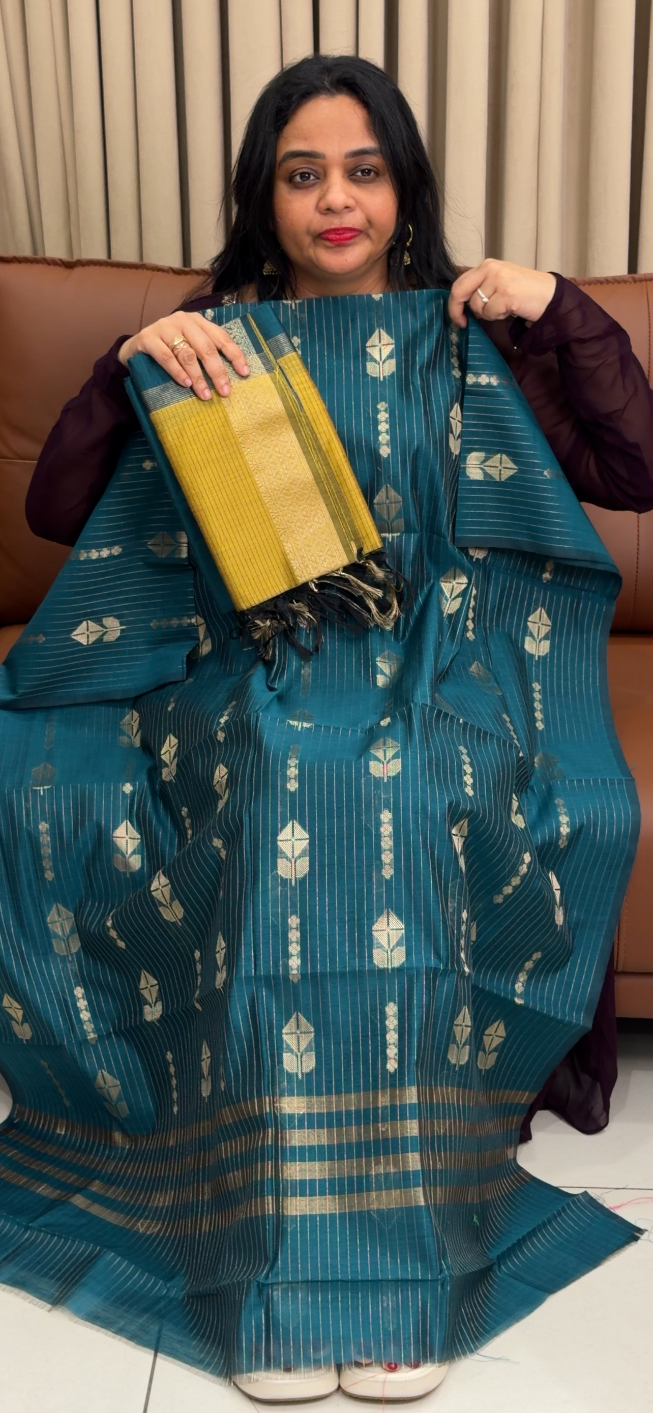 BANARASI UNSTITCHED SALWAR SUITS - IHA 34486