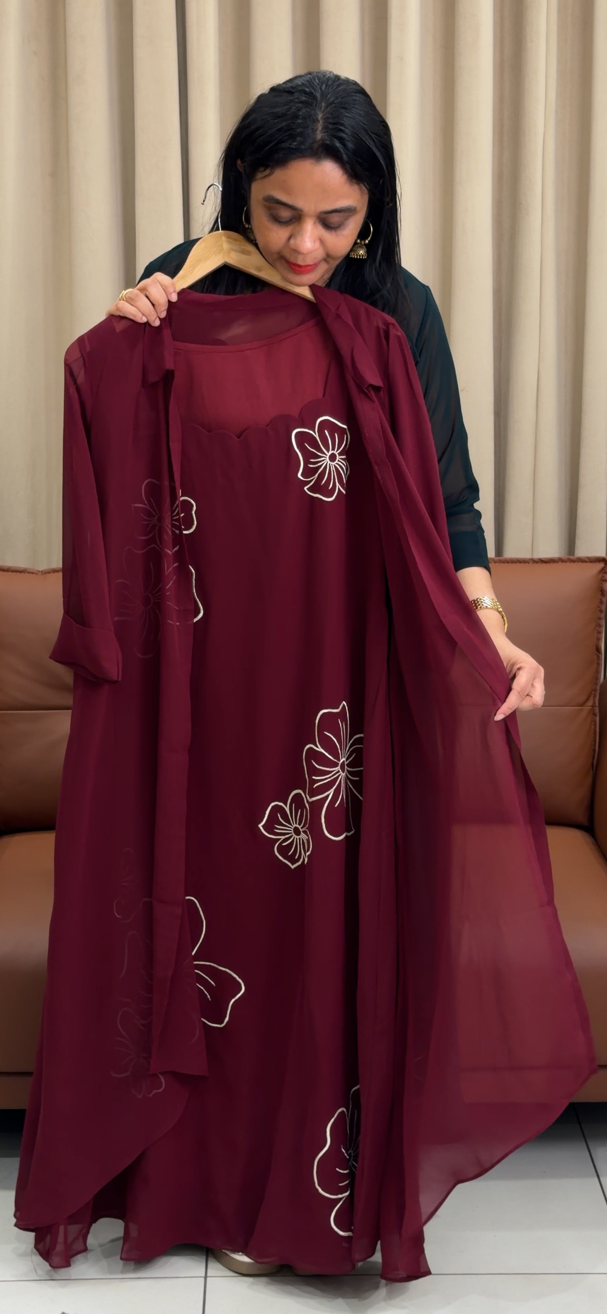 IHA'S IN-HOUSE ALINE TOP AND JACKET - IHA 35752