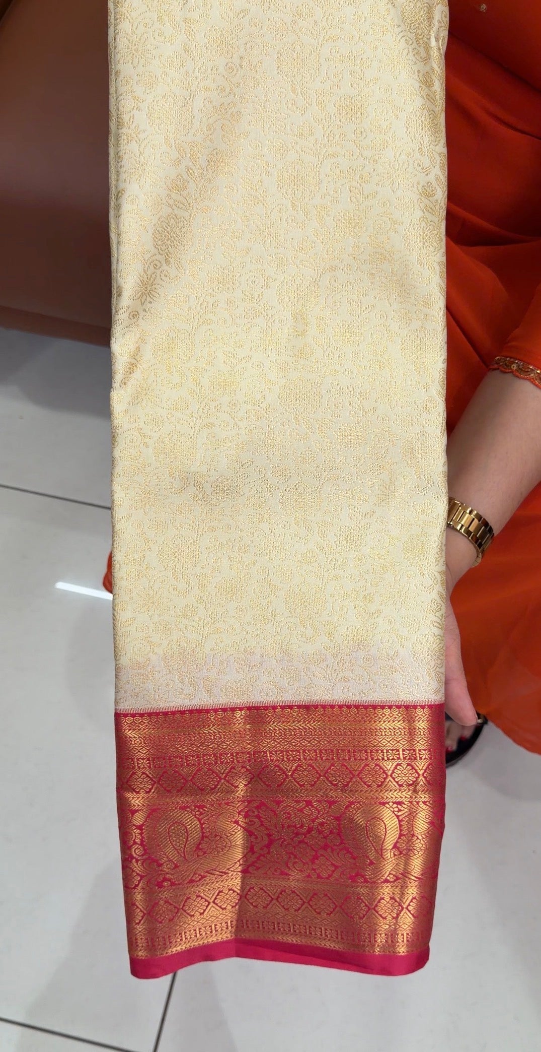 SEMI KANCHIPURAM SAREES - IHA 34254