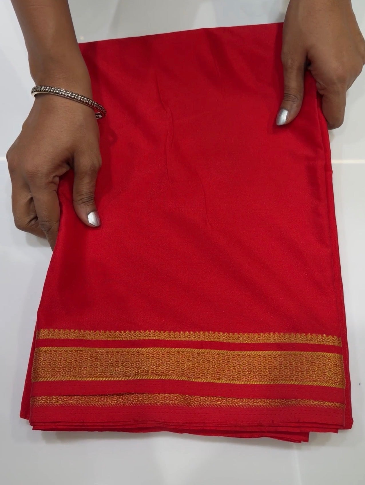 SEMI BANARASI SAREES - IHA 32952