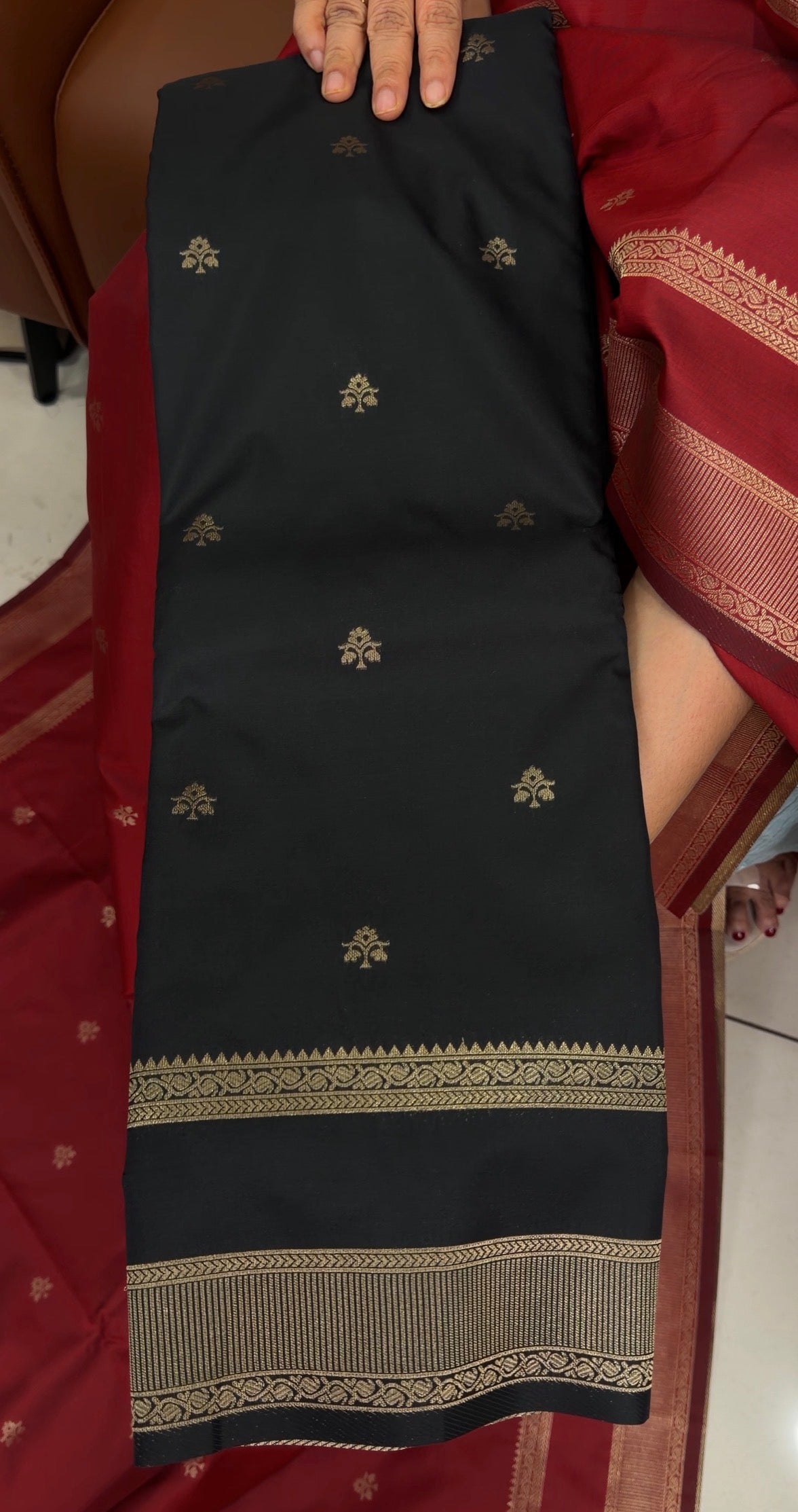 SEMI SILK SAREES - IHA 33437