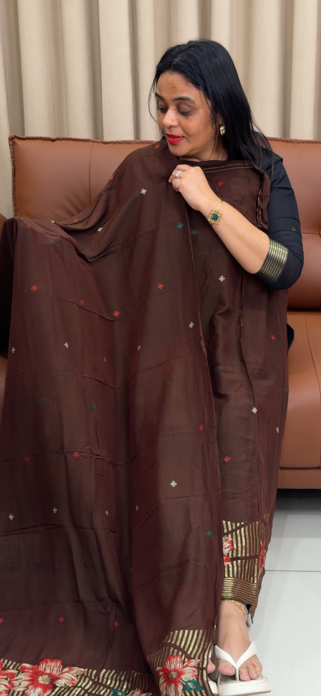 FORWARD SOFT MUL TOP,BOTTOM AND DUPATTA - IHA 33504