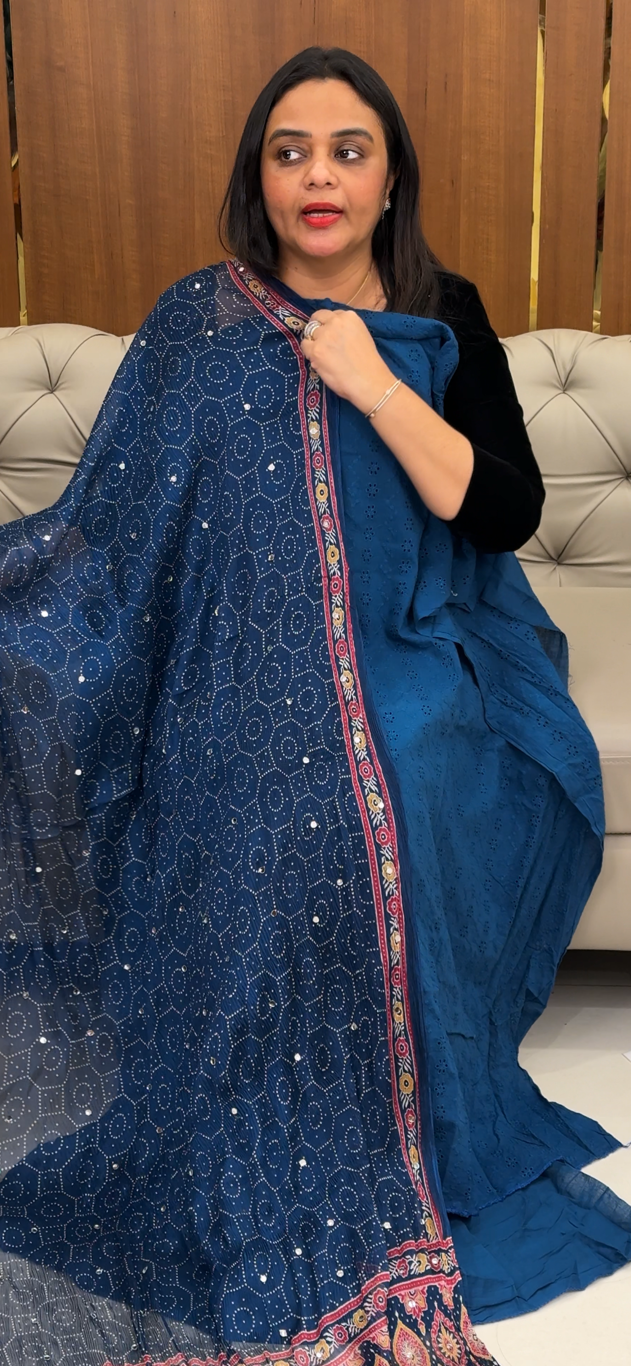 COTTON HAKOBA UNSTITCHED SALWAR SUITS - IHA 32177