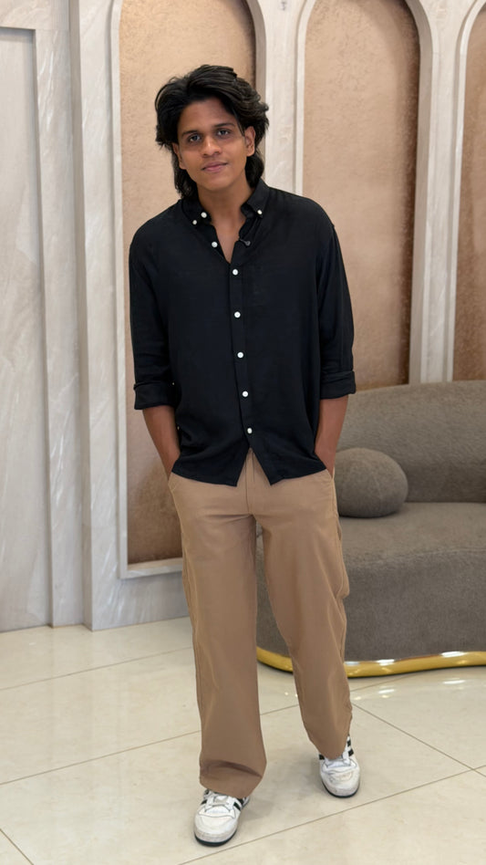 MENS LINEN PANTS - IHA 31619