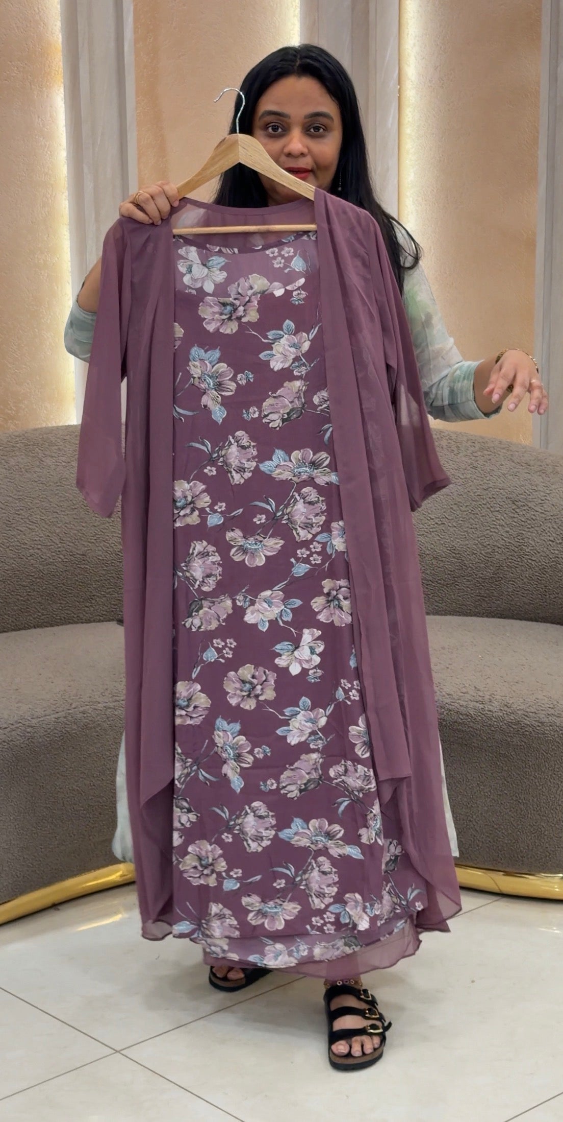 IHA'S IN-HOUSE PRINTED TOP AND JACKETS - IHA 35528