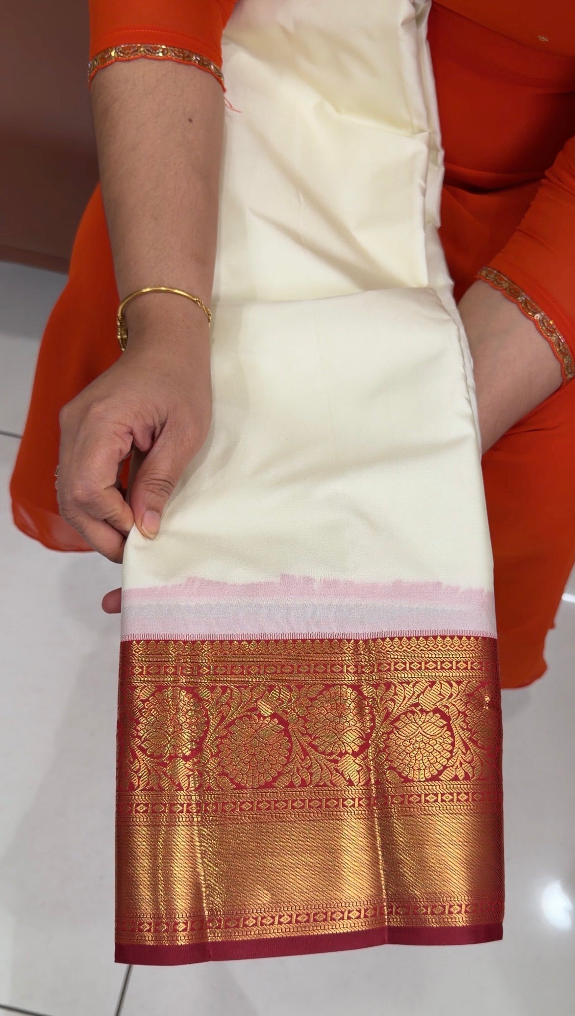 SEMI KANCHIPURAM SILK SAREES - IHA 34285