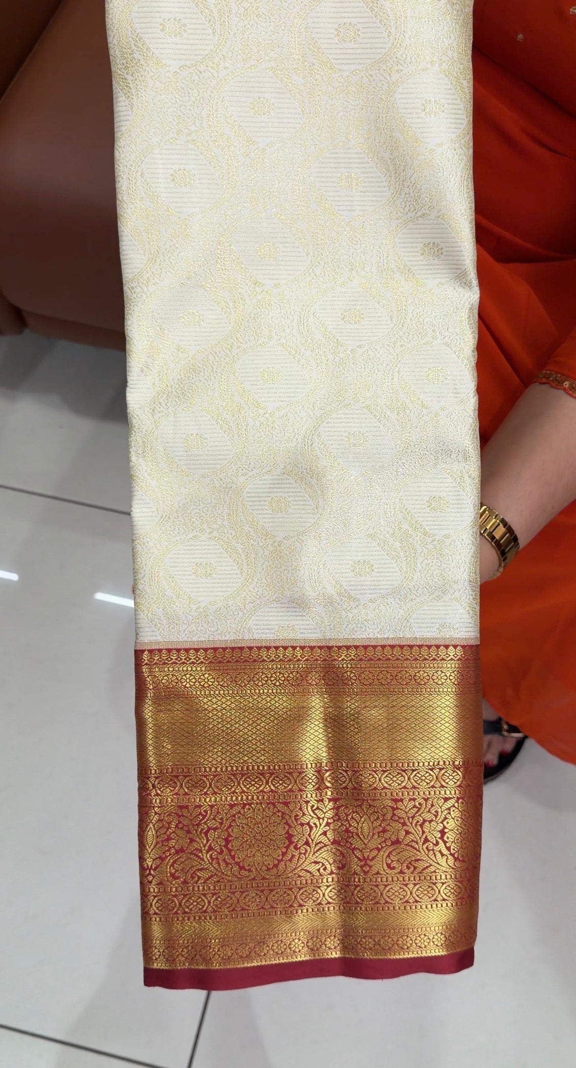SEMI KANCHIPURAM SAREES - IHA 34254