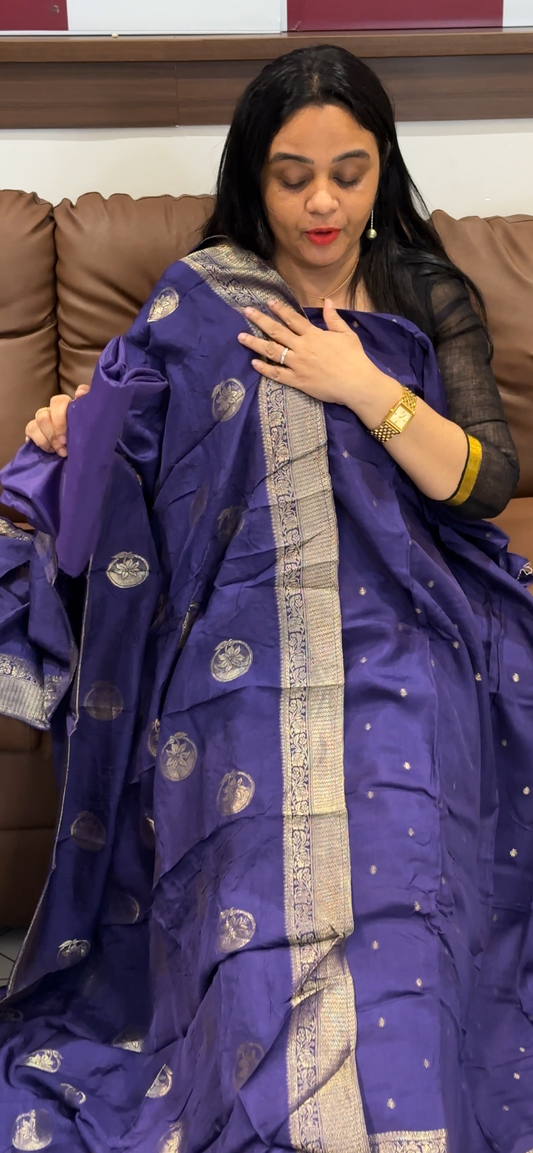 BANARASI UNSTITCHED SALWAR SUITS - IHA 35531