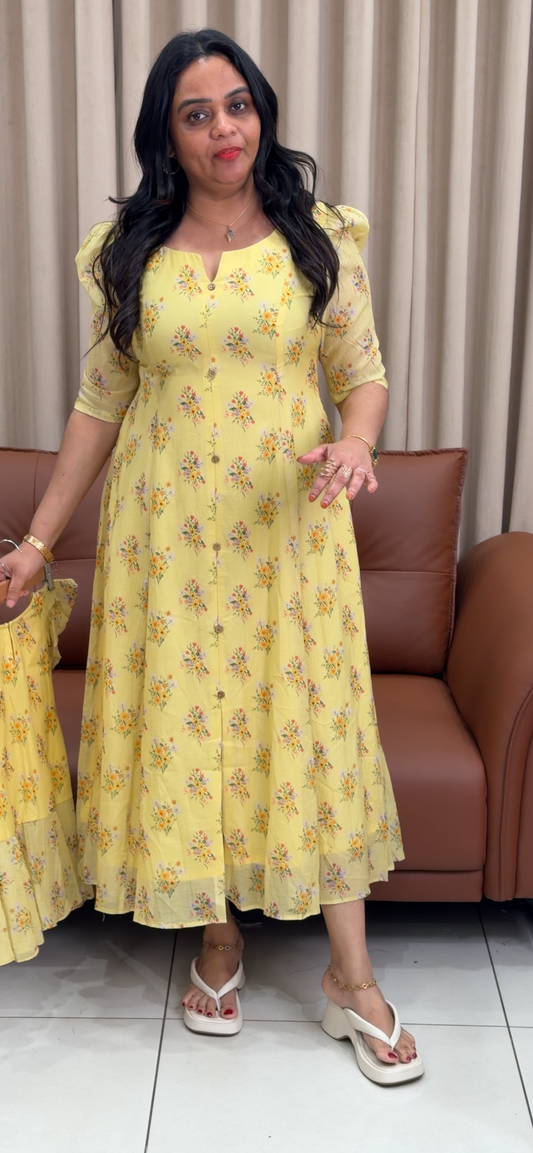 IHA'S IN- HOUSE MALAI CHANDERI ALINE TOPS - IHA 33552