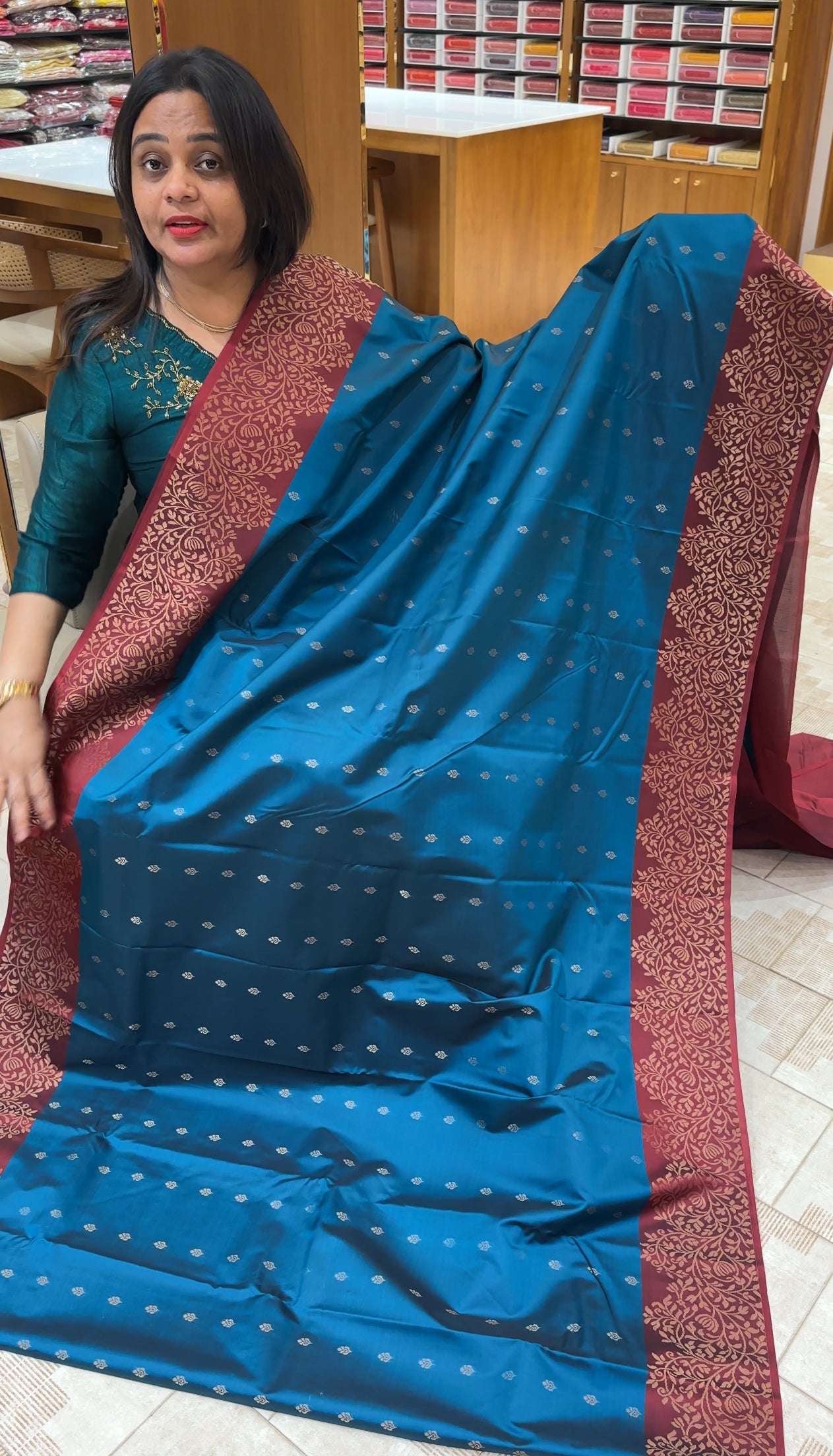 DESIGNER KANCHIPURAM SILK SAREES - IHA 26104