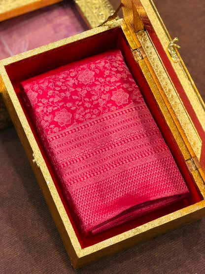 DESIGNER KANCHIPURAM  SAREES - IHA 34656