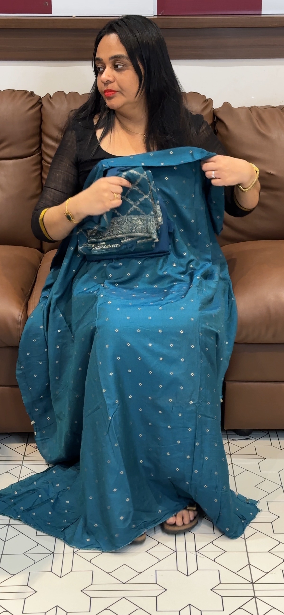 OFFER SALES UNSTITCHED SALWAR SUITS - IHA 35480
