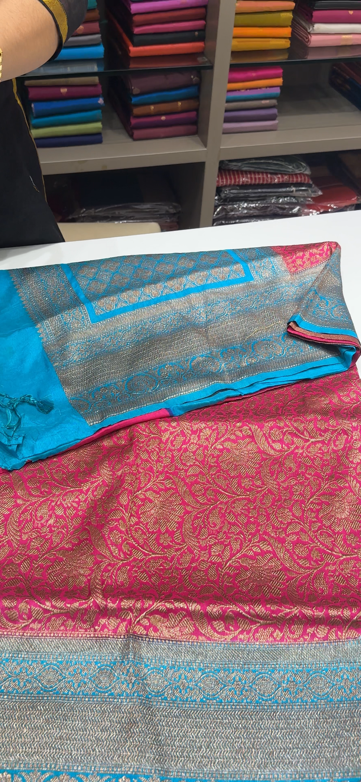 SEMI KATAN SAREES - IHA 35542