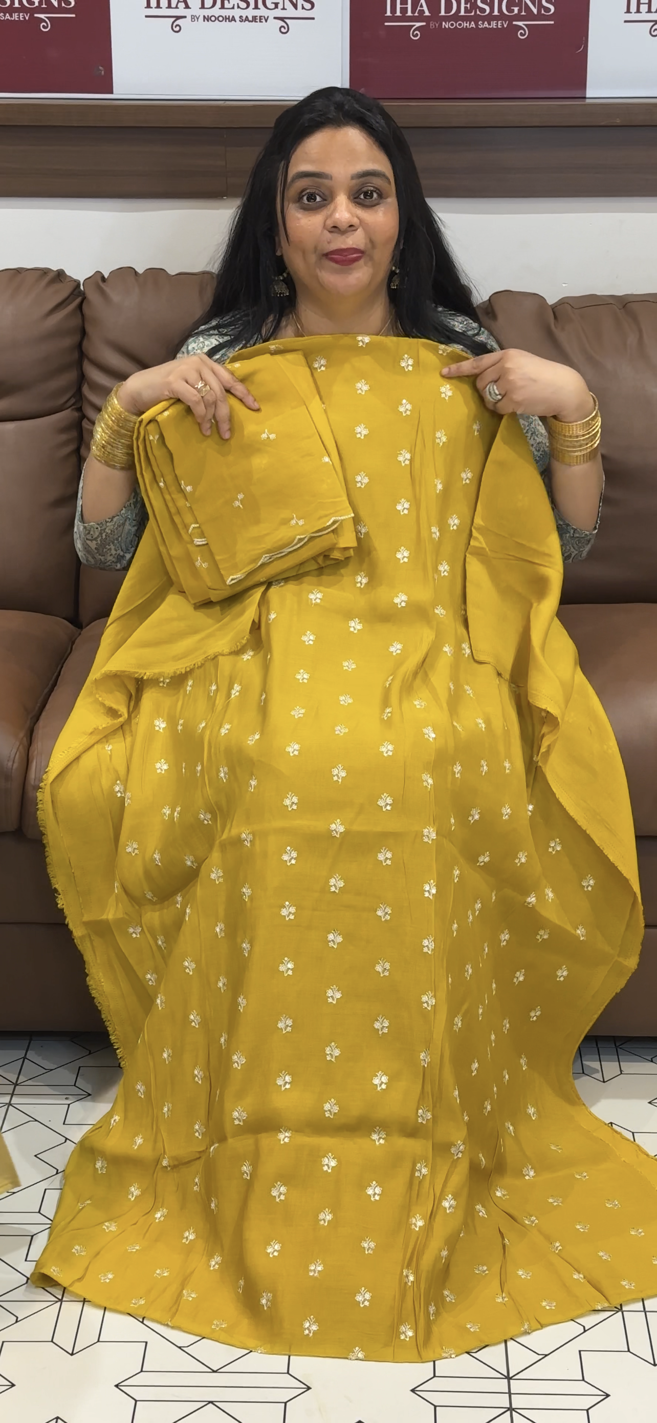 OFFER SALES UNSTITCHED SALWAR SUITS - IHA 34977