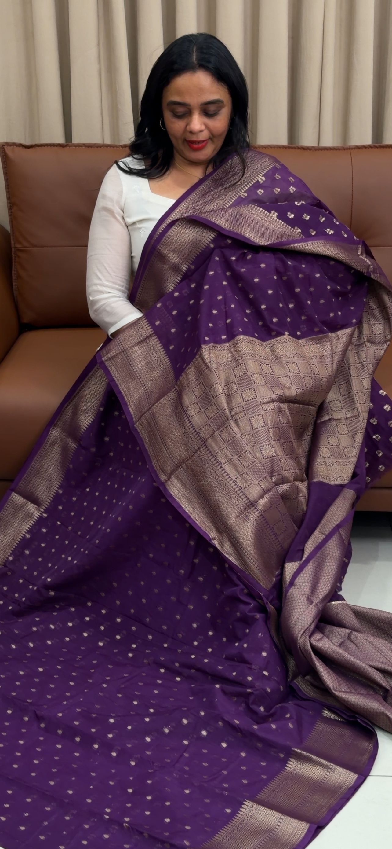 SOFT BANARASI SAREES - IHA 33348