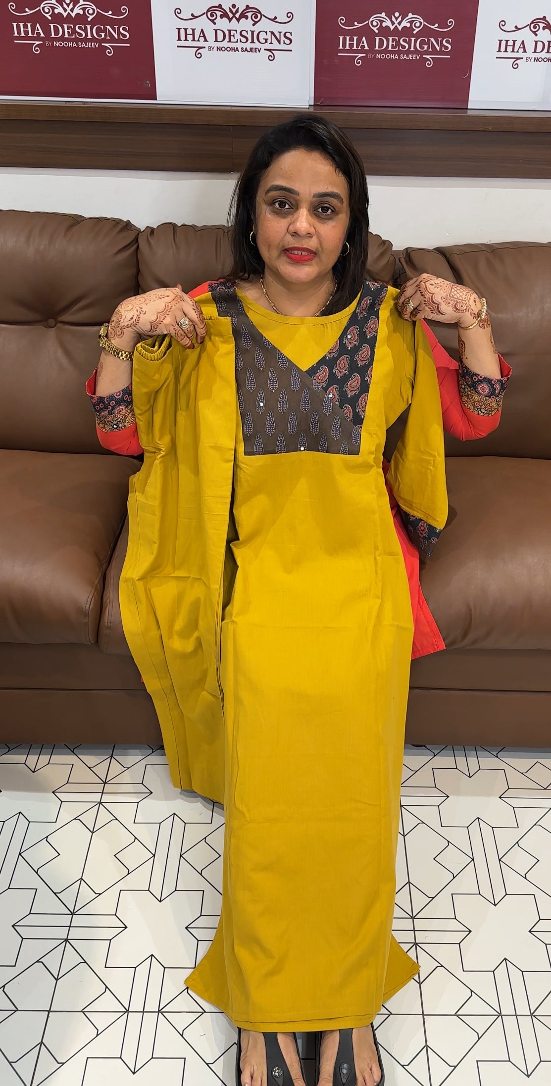 IHA'S IN-HOUSE COTTON CO-ORDS SETS - IHA 23709