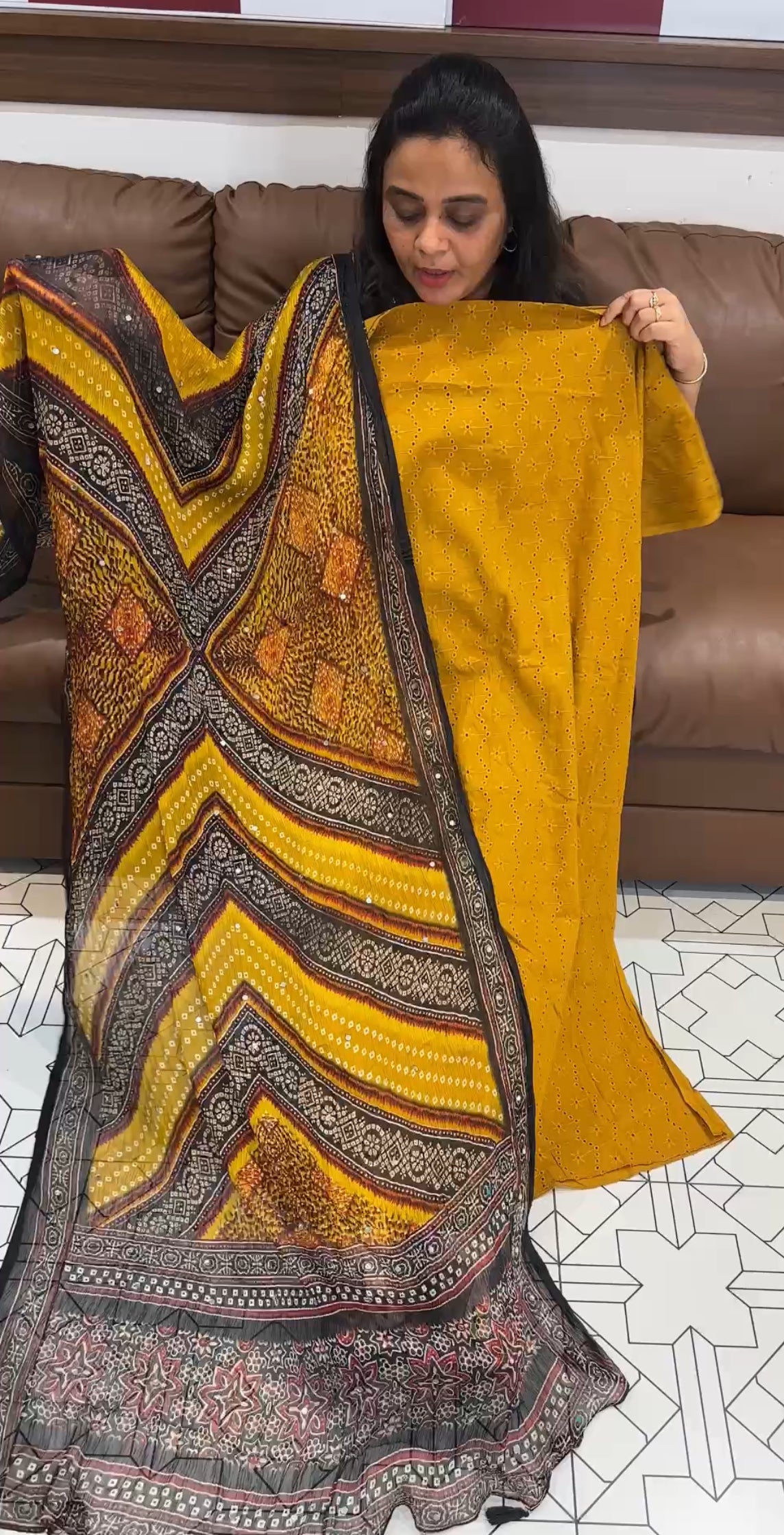 FORWARD COTTON HAKOBA UNSTITCHED SALWAR SUITS - IHA 27918