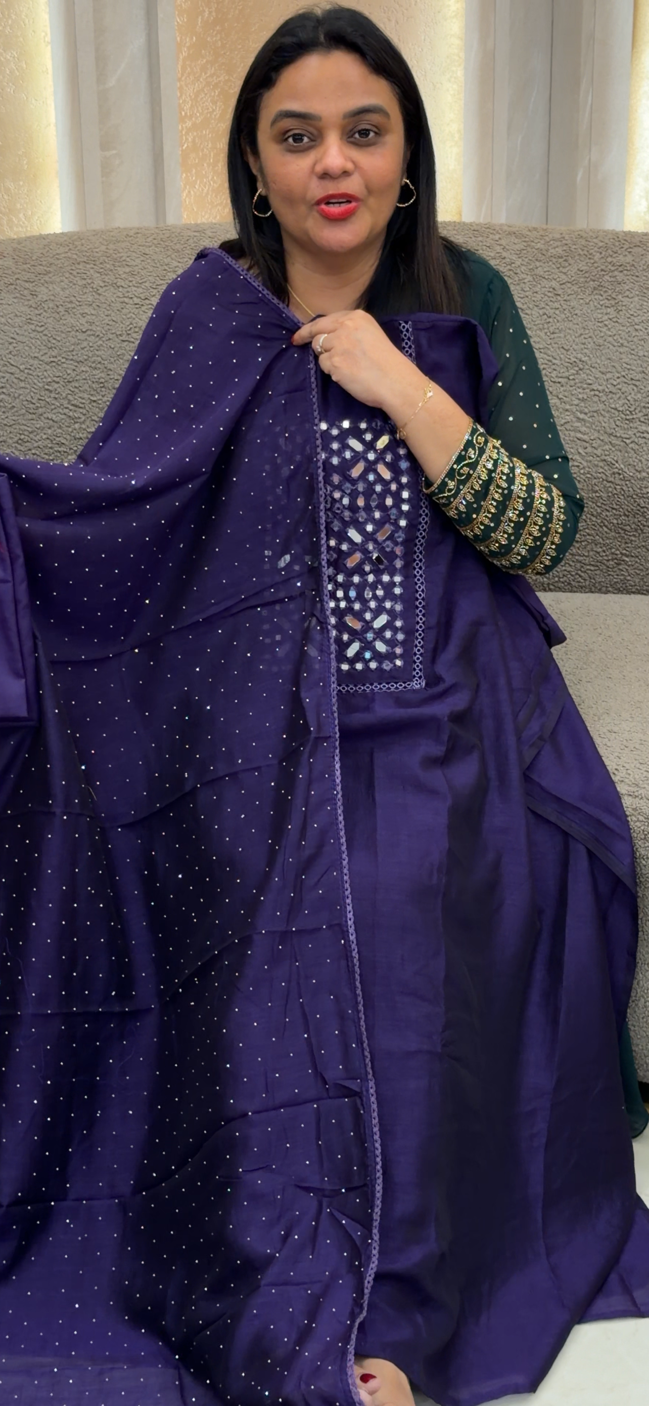 SEMI RAW SILK UNSTITCHED SALWAR SUITS - IHA 33241