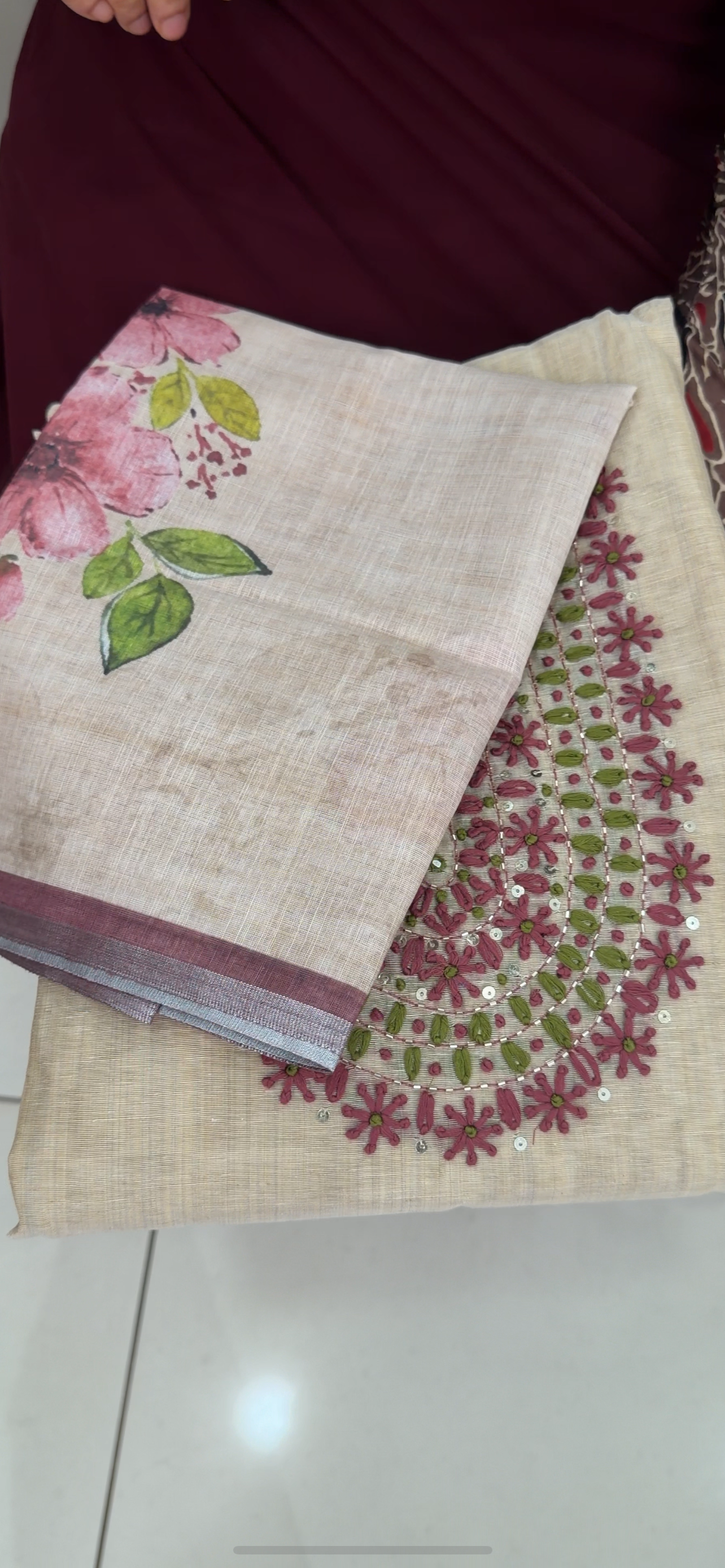 MODAL CHANDERI UNSTITCHED SALWAR SUITS - IHA 29222