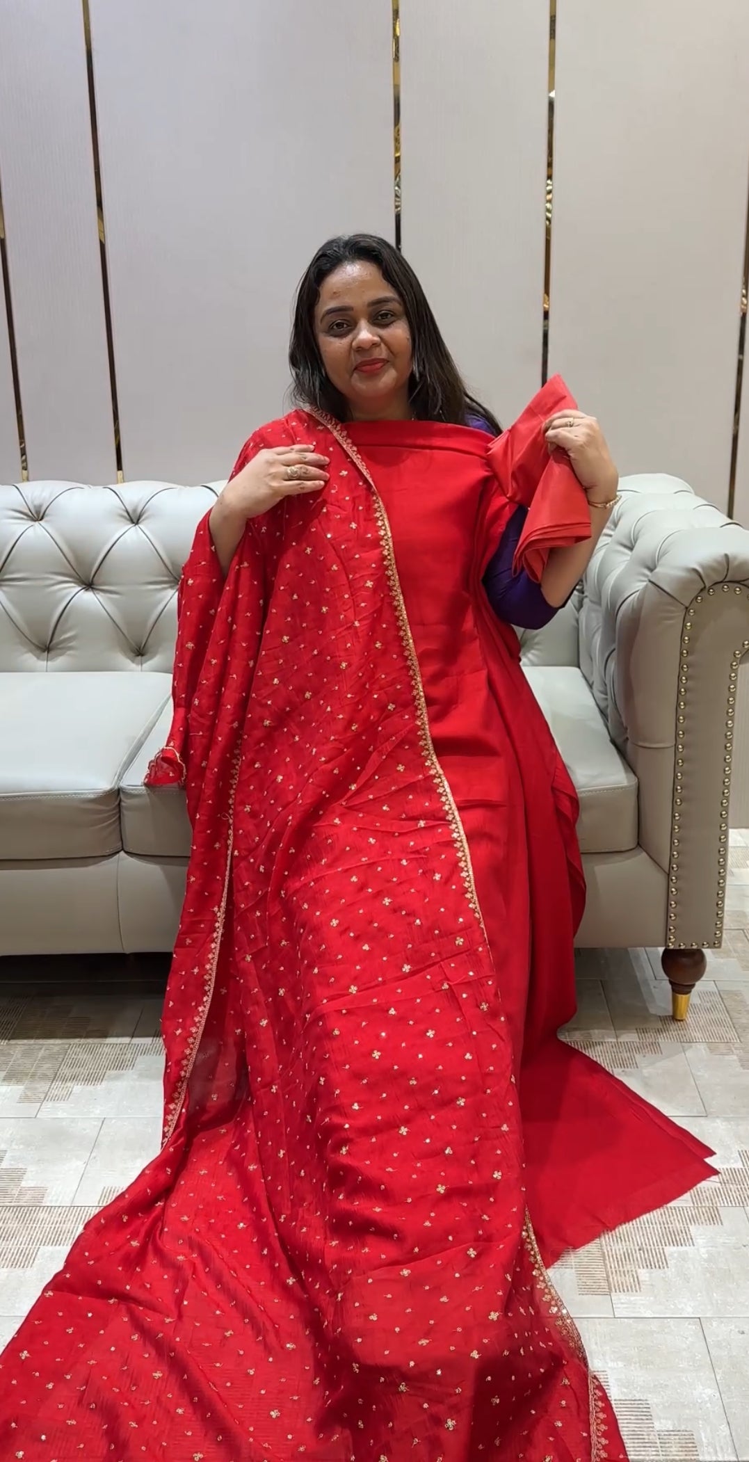 SEMI RAW SILK UNSTITCHED SALWAR SUITS - IHA 22098
