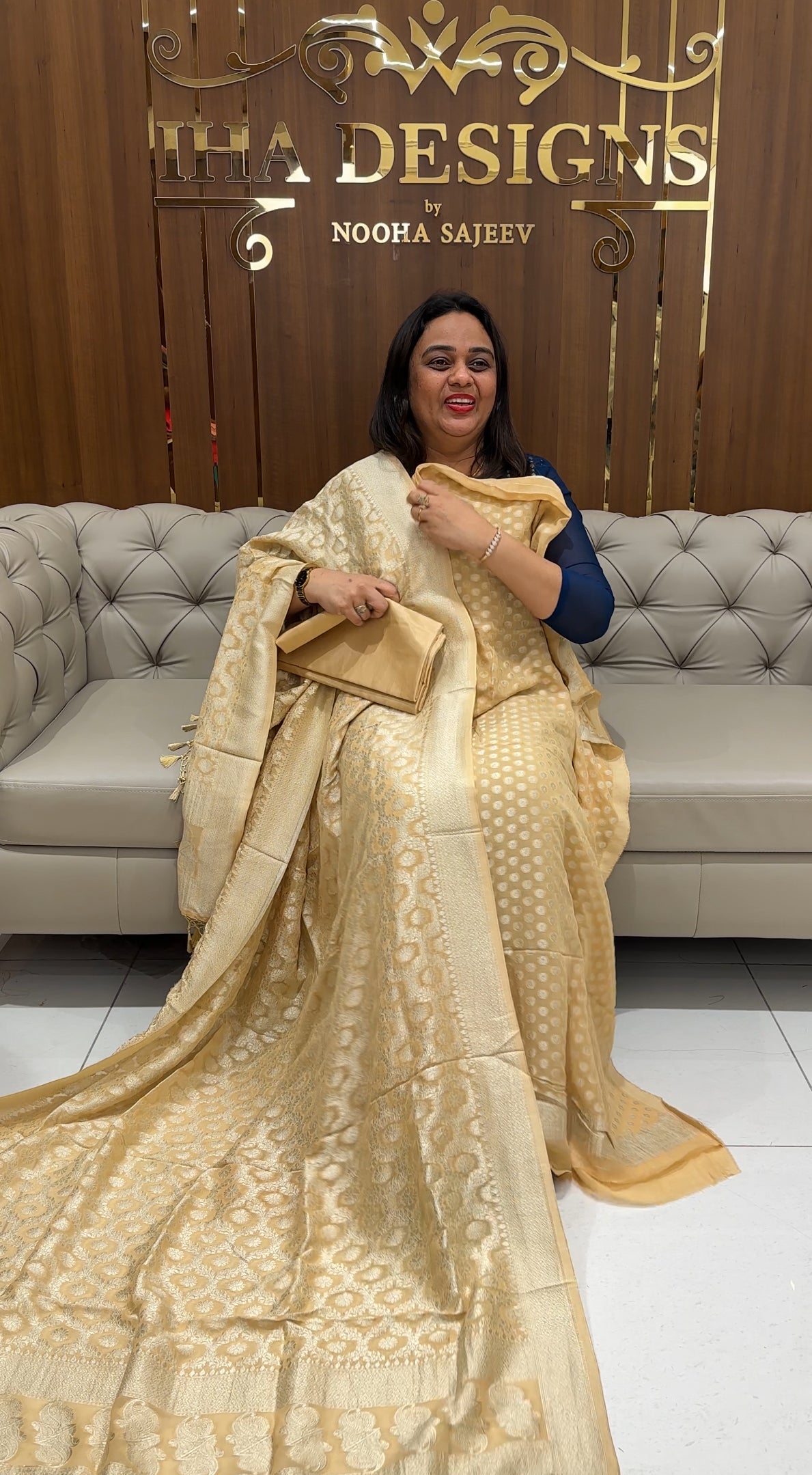 VISCOSE GEORGETTE UNSTITCHED SALWAR SUITE SUITE - IHA 23311