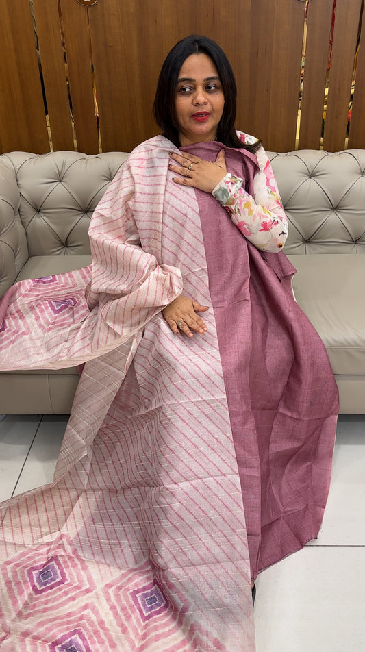 SEMI TUSSUR UNSTITCHED SALWAR SUITS - IHA 26080