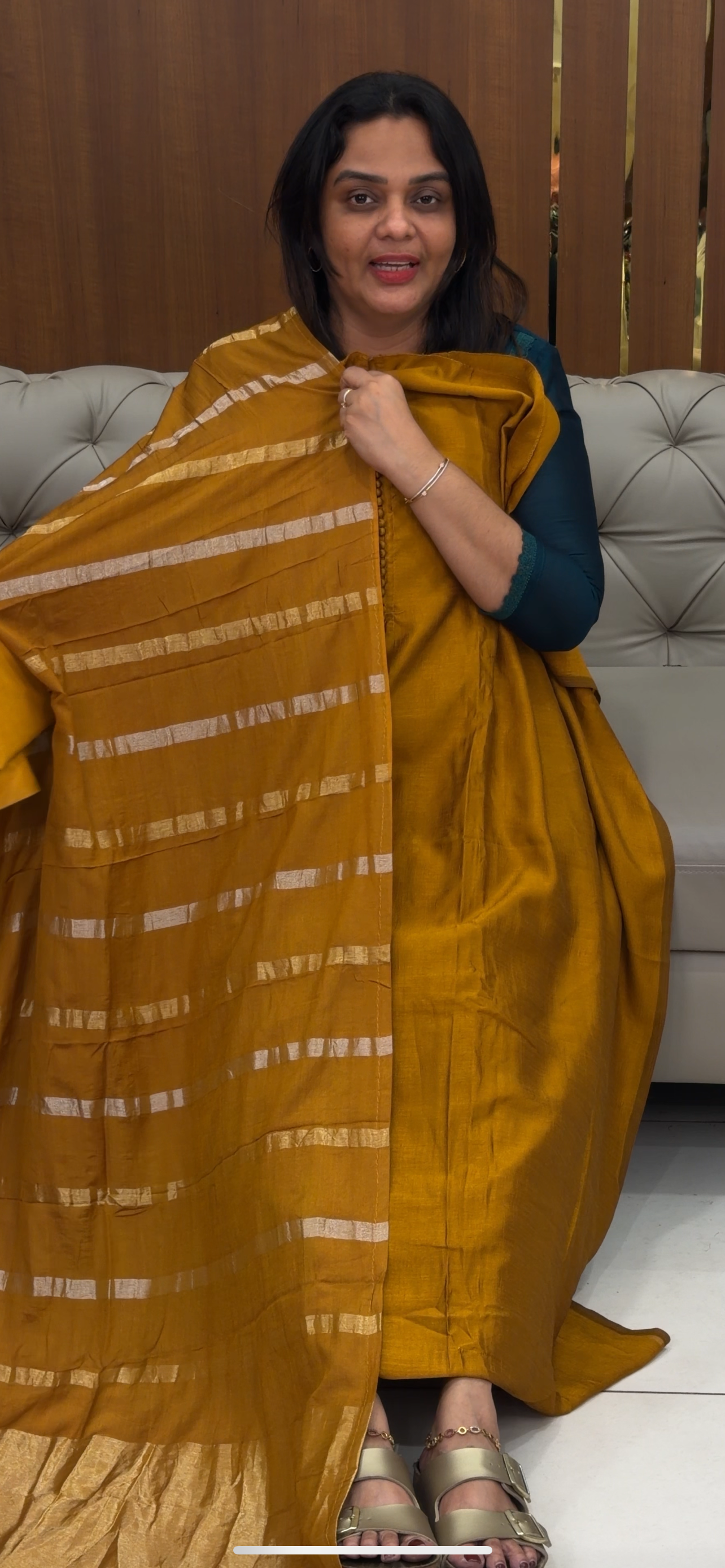 FORWARD SEMI RAW SILK UNSTITCHED SALWAR SUITS - IHA 30765